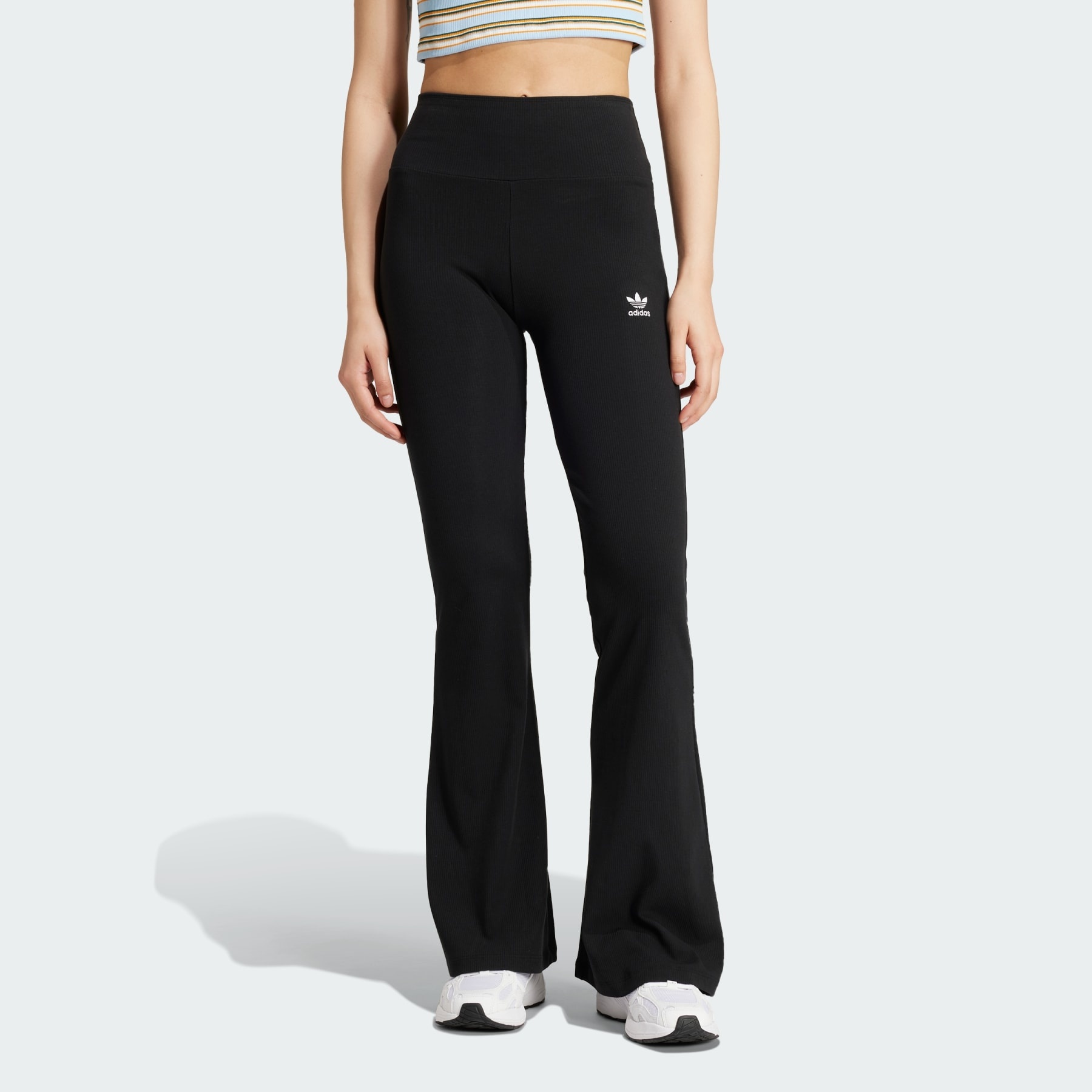 Essentials Rib Flared Leggings - 2