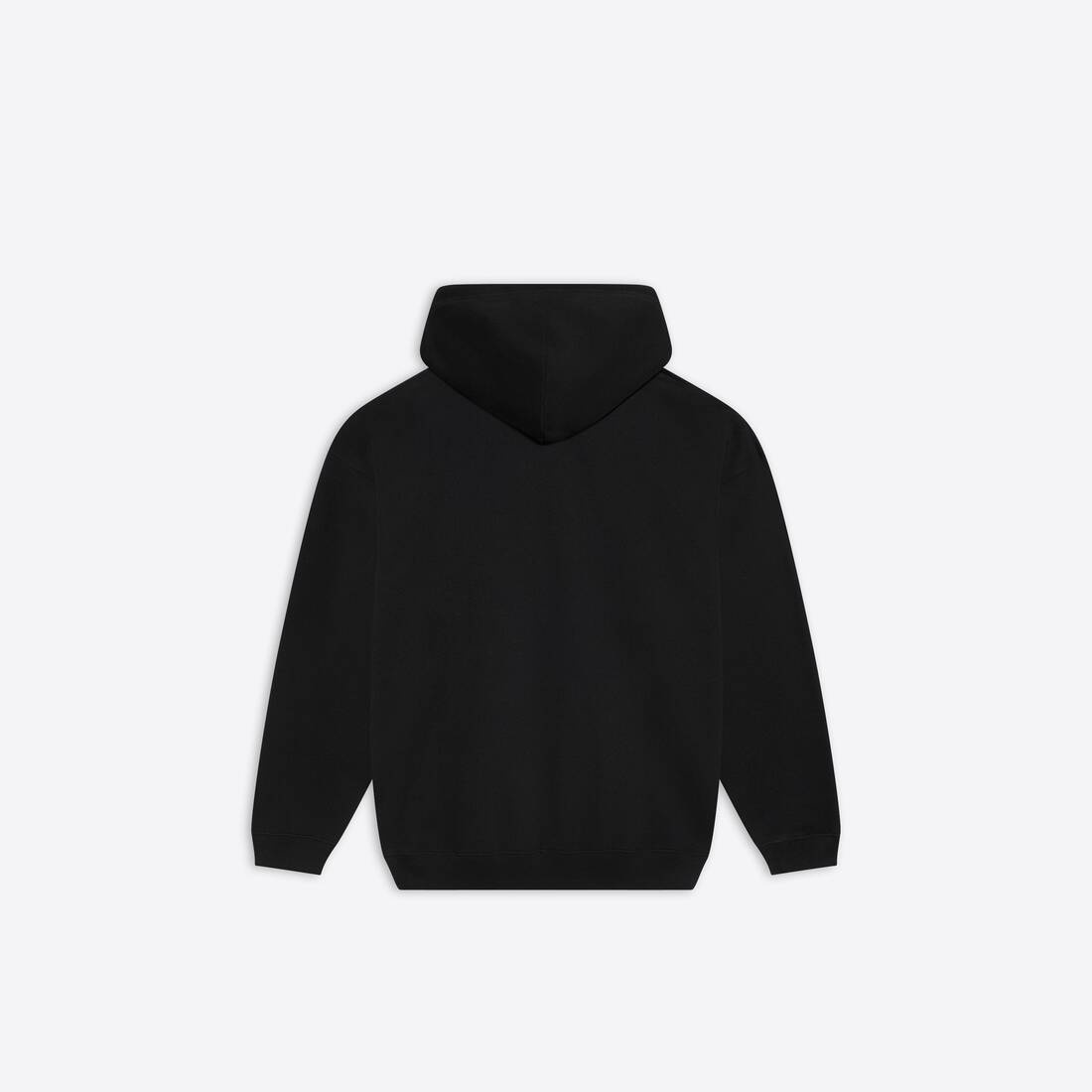 Balenciaga Back Hoodie Regular Fit in Black