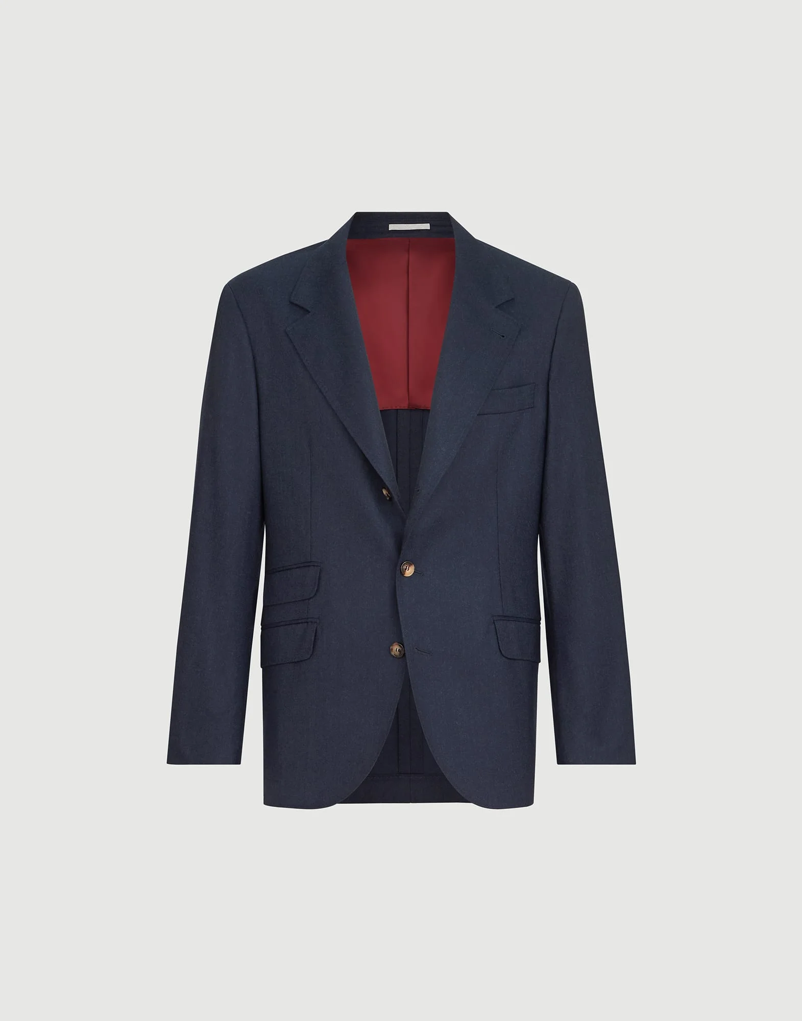 Virgin wool flannel deconstructed Cavallo blazer - 1