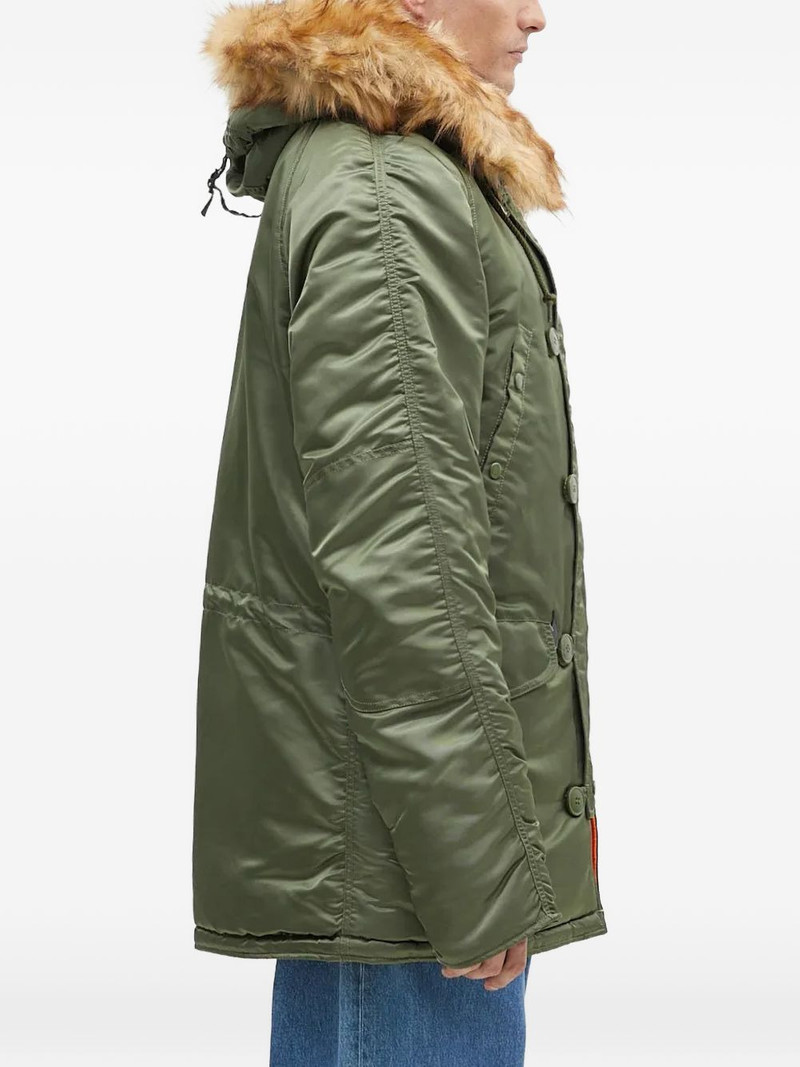 ALPHA INDUSTRIES hooded coat outlook