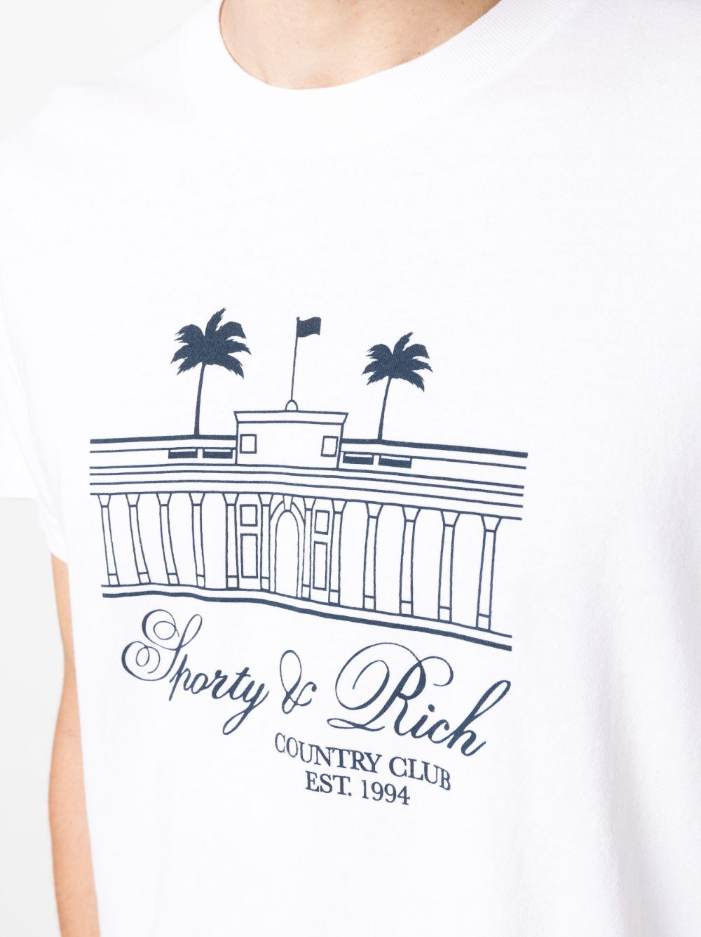 logo-print cotton T-shirt - 6