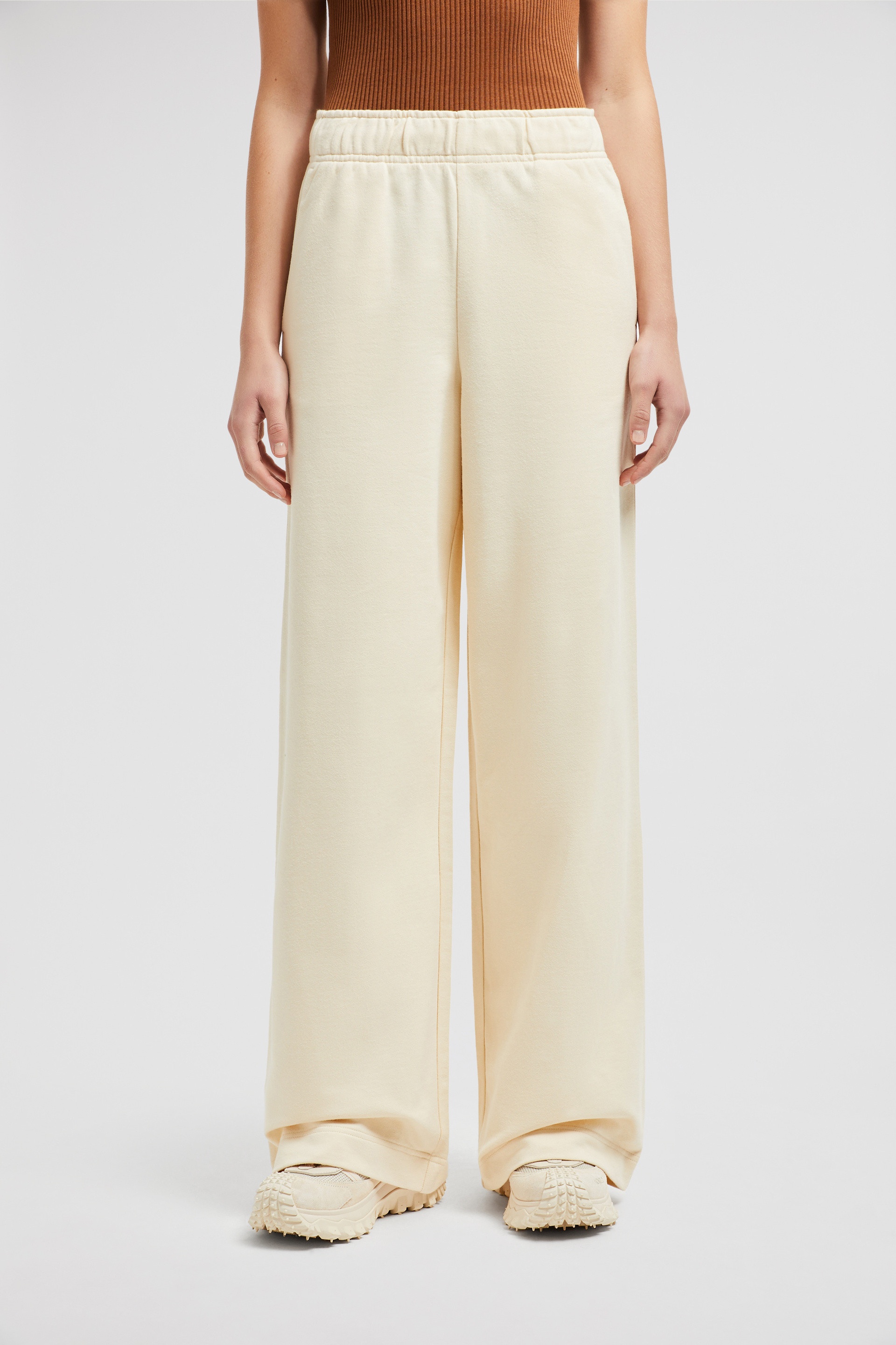 Wide Leg Cotton Sweatpants - 3