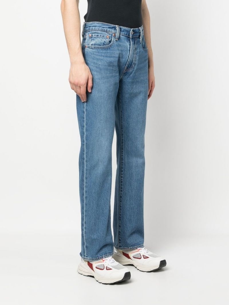 mid-rise straight-leg jeans - 4