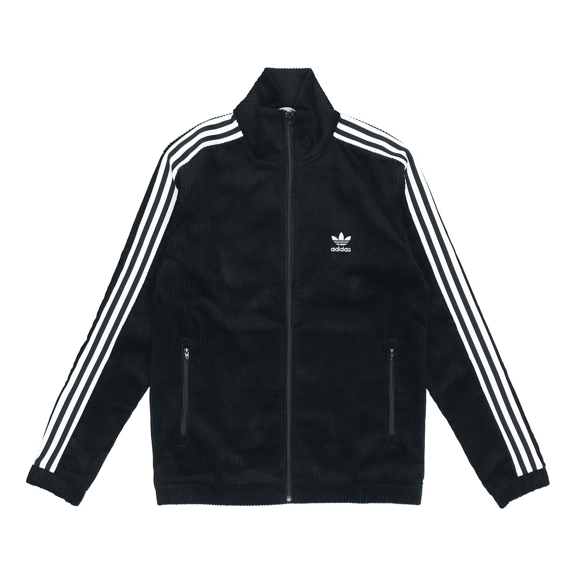 adidas originals Cord corduroy Zipper Jacket Black ED6127 - 1