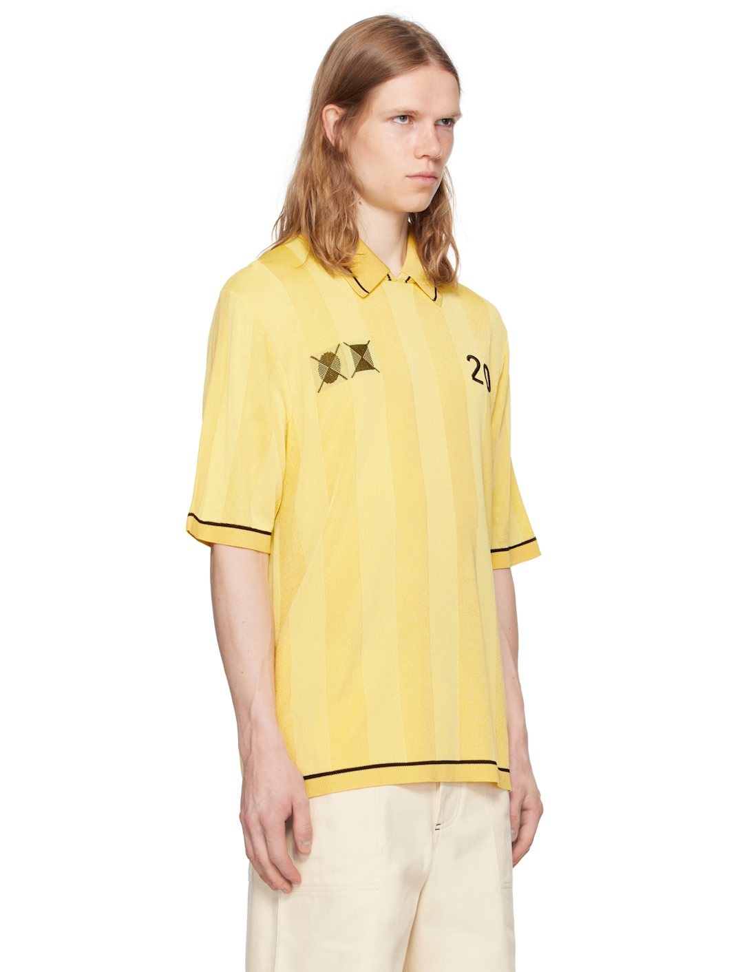 Yellow La Croisière 'The Liga' Polo - 2
