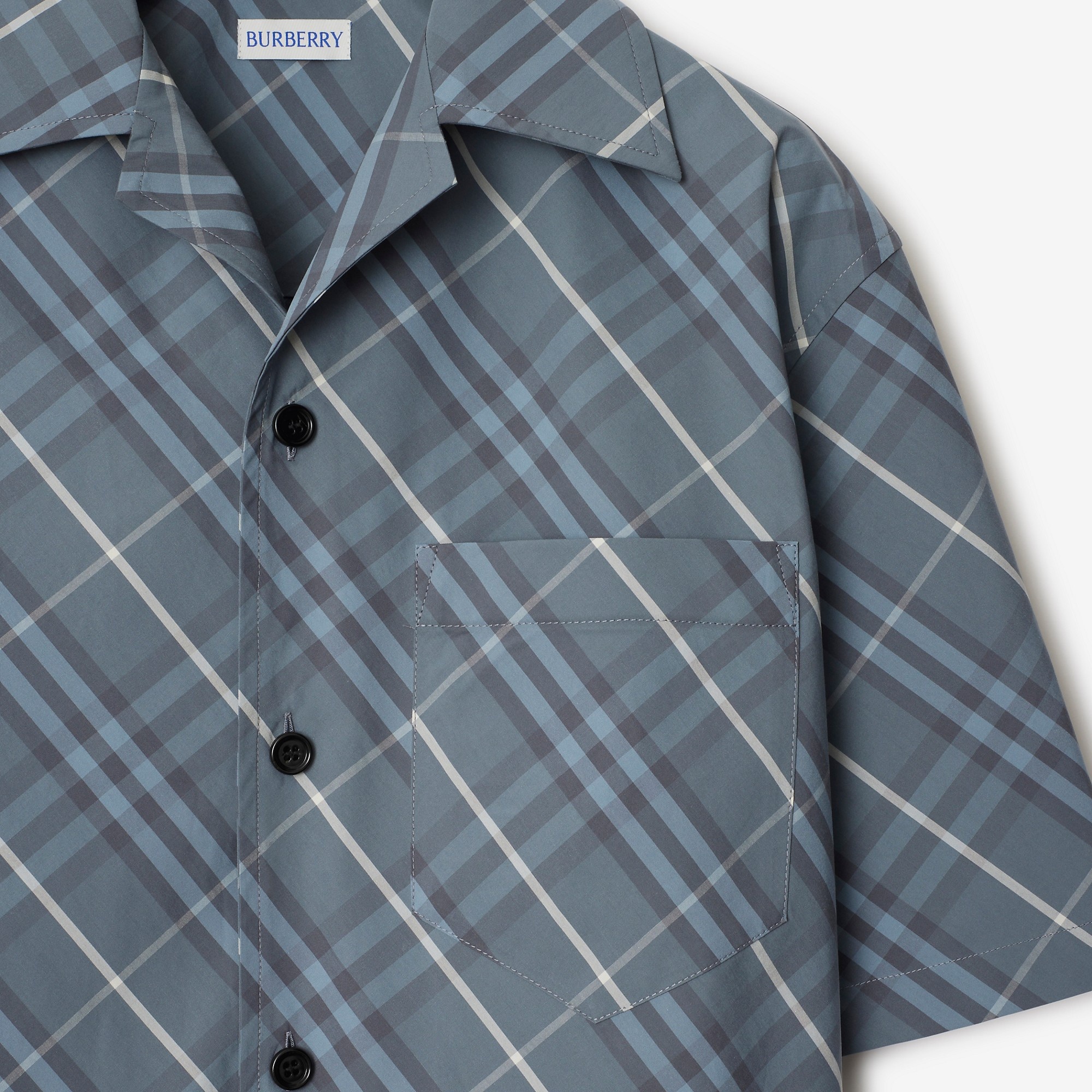 Relaxed Fit Check Cotton Shirt - 5