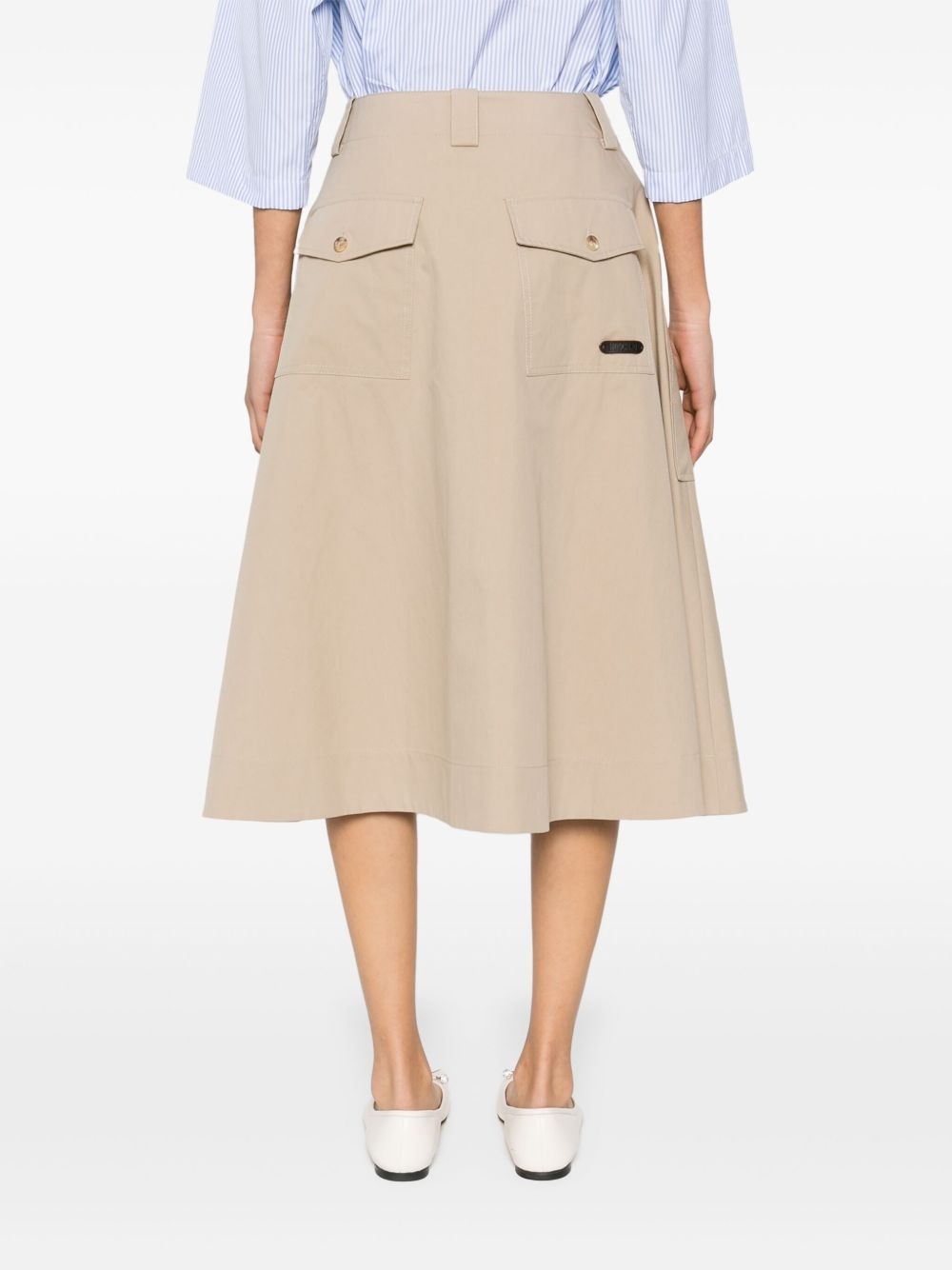 A-line midi skirt - 4