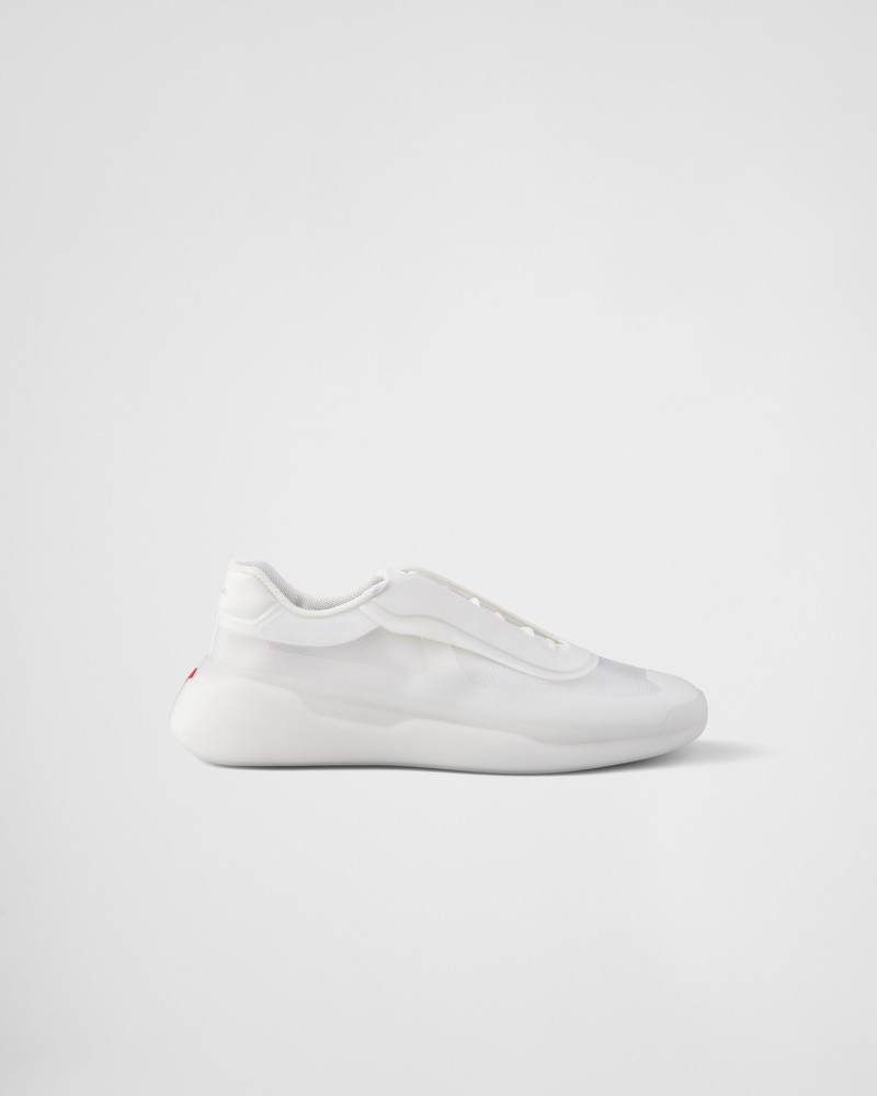 Prada America's Cup Re-Nylon and bike fabric sneakers outlook