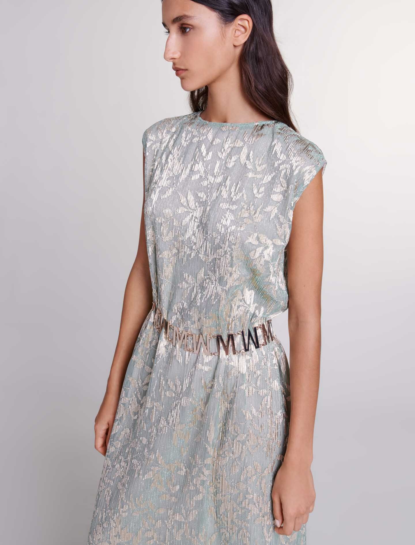 Maxi dress with cape - 3
