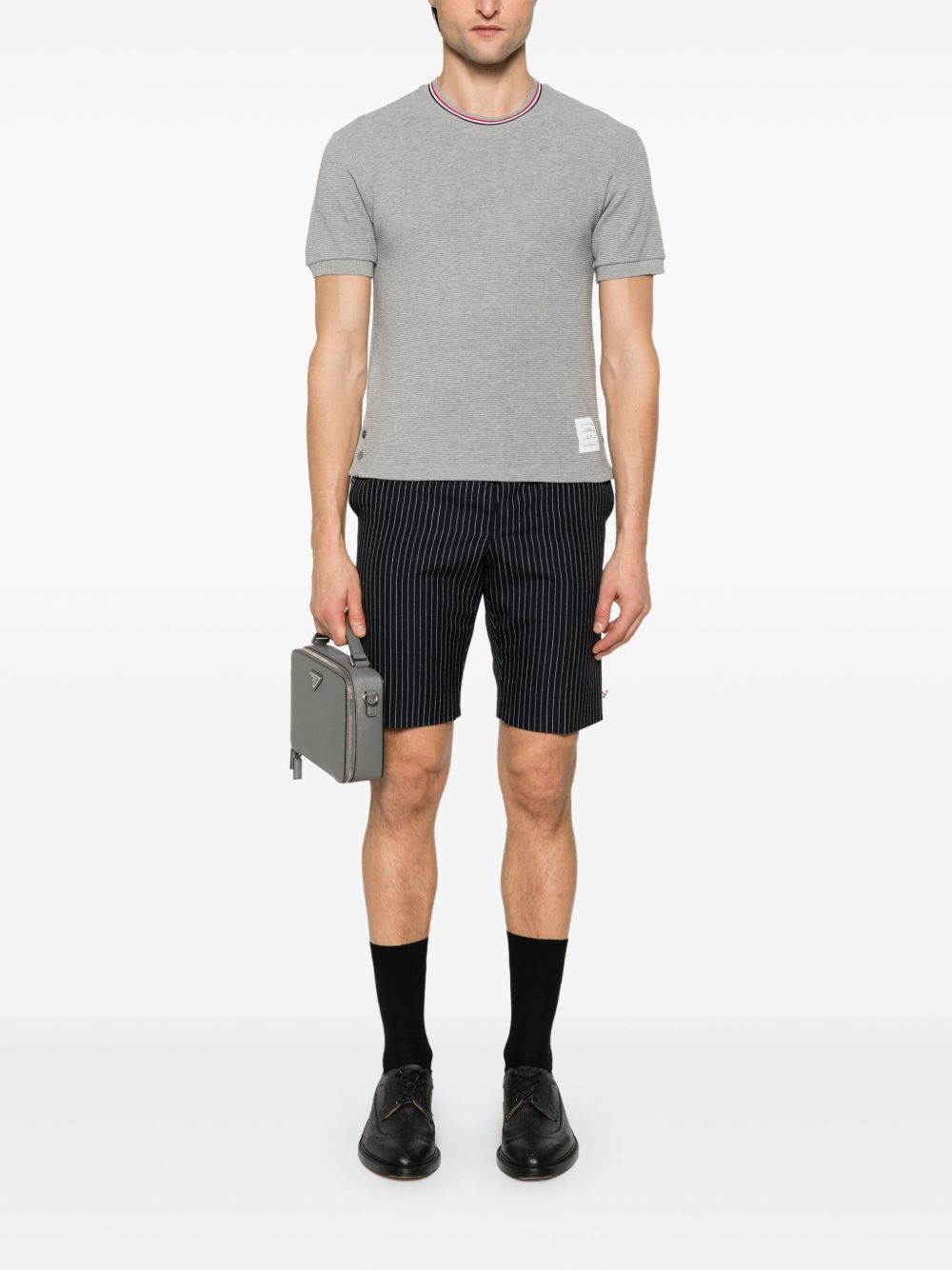 Thom Browne T-shirts and Polos Light Grey - 3