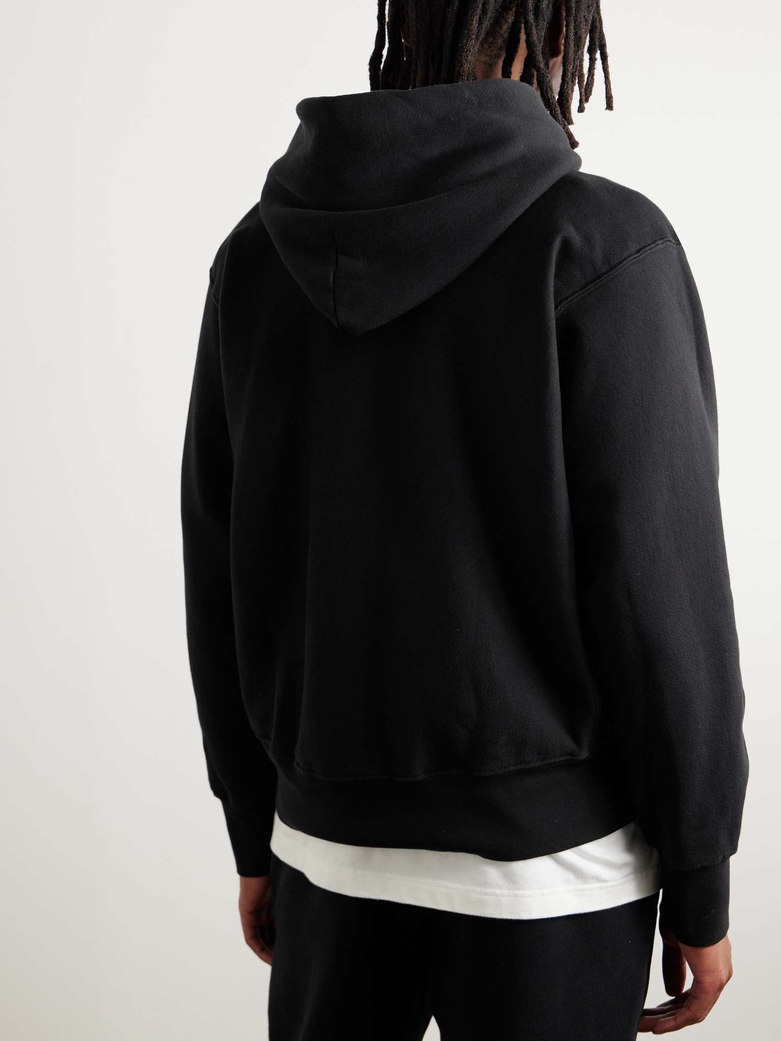 Tapered Garment-Dyed Cotton-Jersey Sweatpants - 4