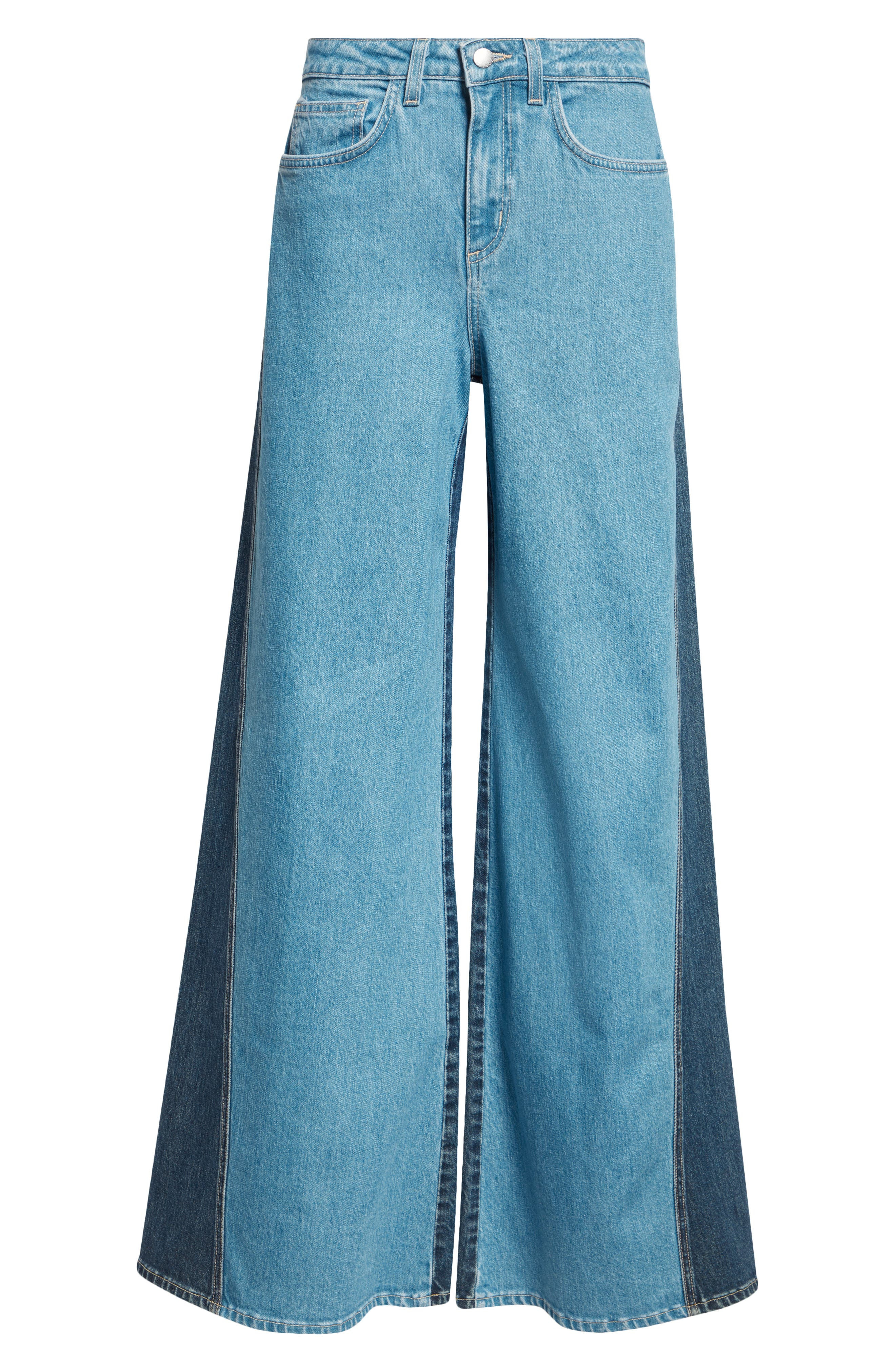L'AGENCE Beau High Waist Wide Leg Jeans in Paso at Nordstrom - 6