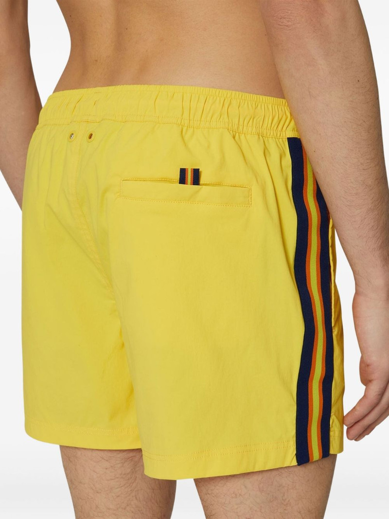 K-WAY Salt stripe-detail swim shorts outlook