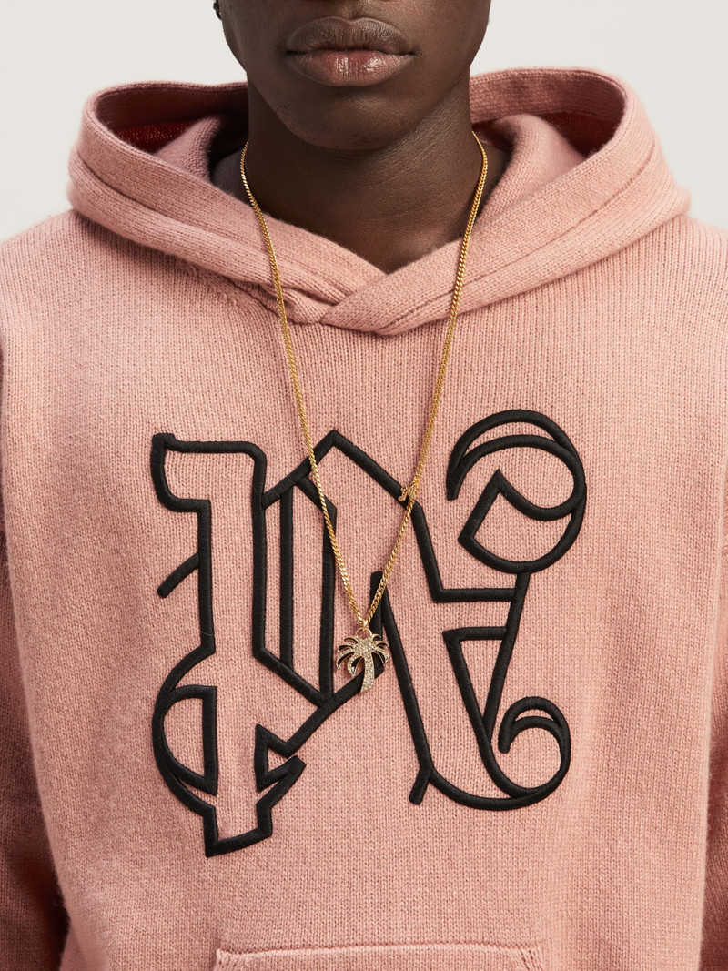Monogram Knit Hoodie 6