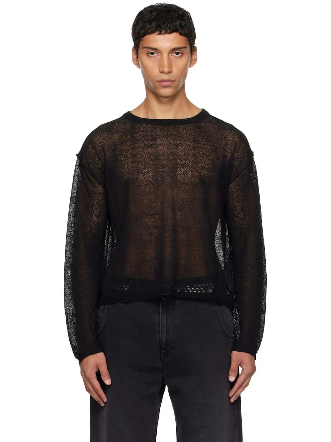 Black Companion Sweater - 1