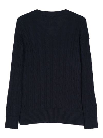 Aspesi cable-knit cotton jumper outlook