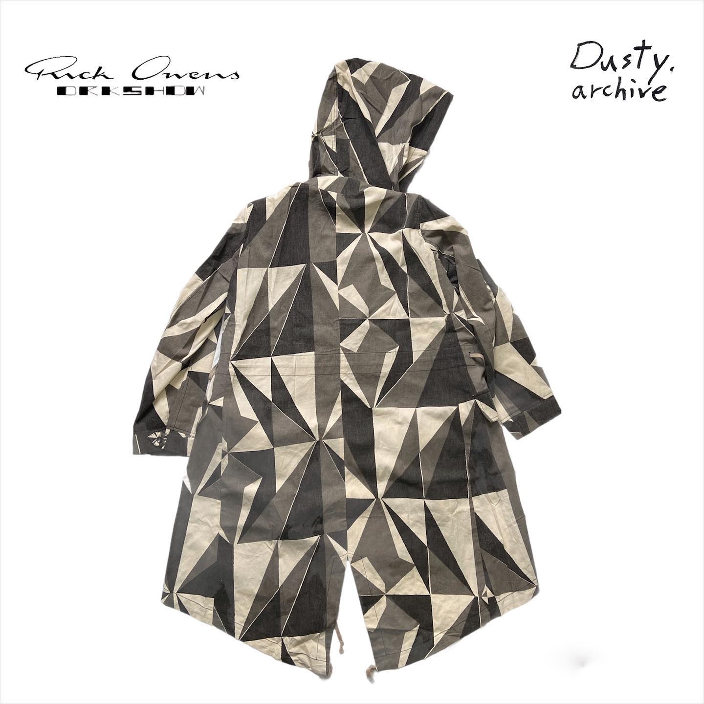 Rick owens BWNT drkshdw camo fishtail parka coat - 7