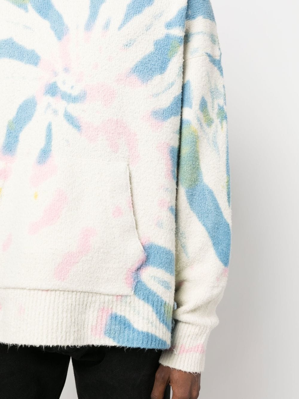 tie-dye-print hoodie - 5