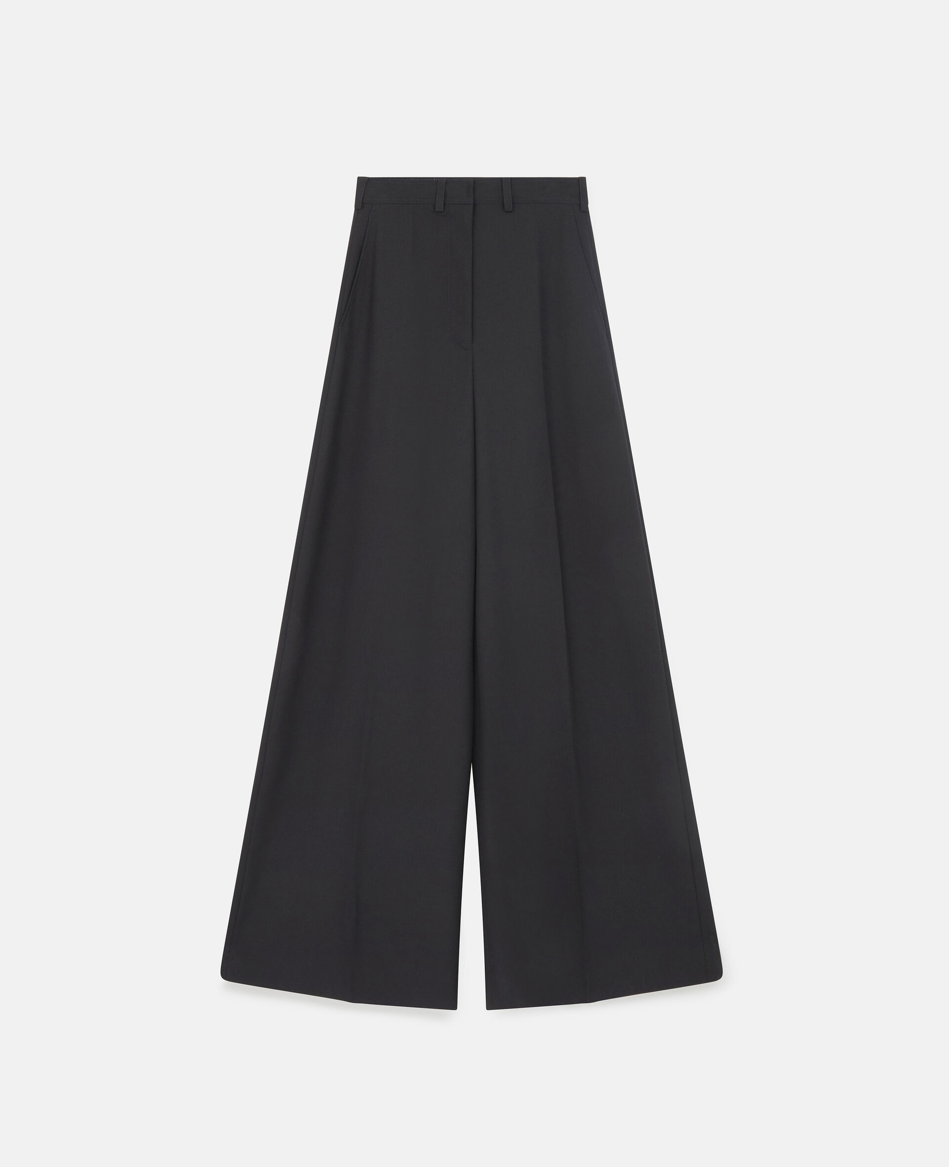 Wide Leg Wool Pants - 1