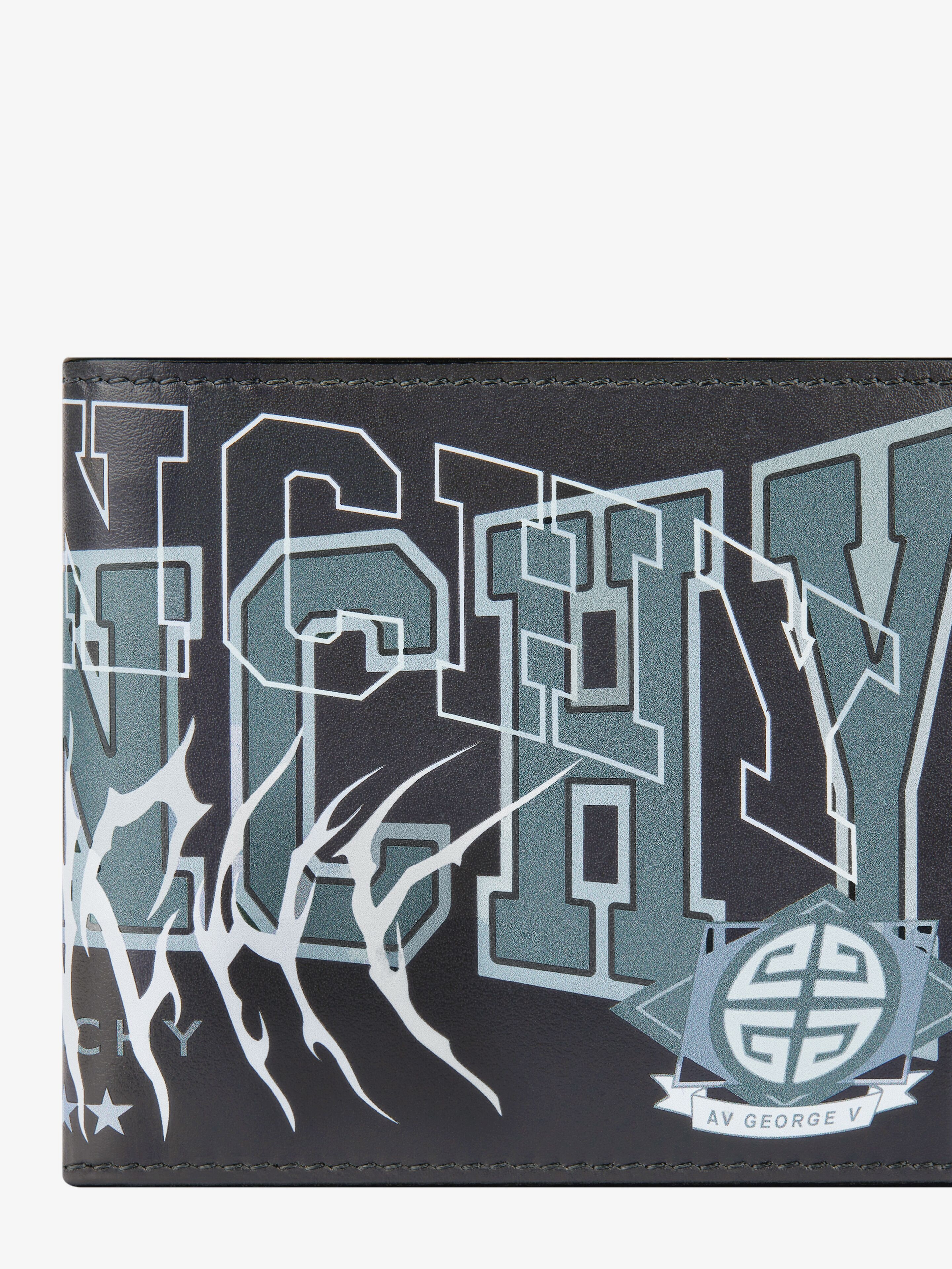 WALLET IN MULTI LOGO LEATHER - 2