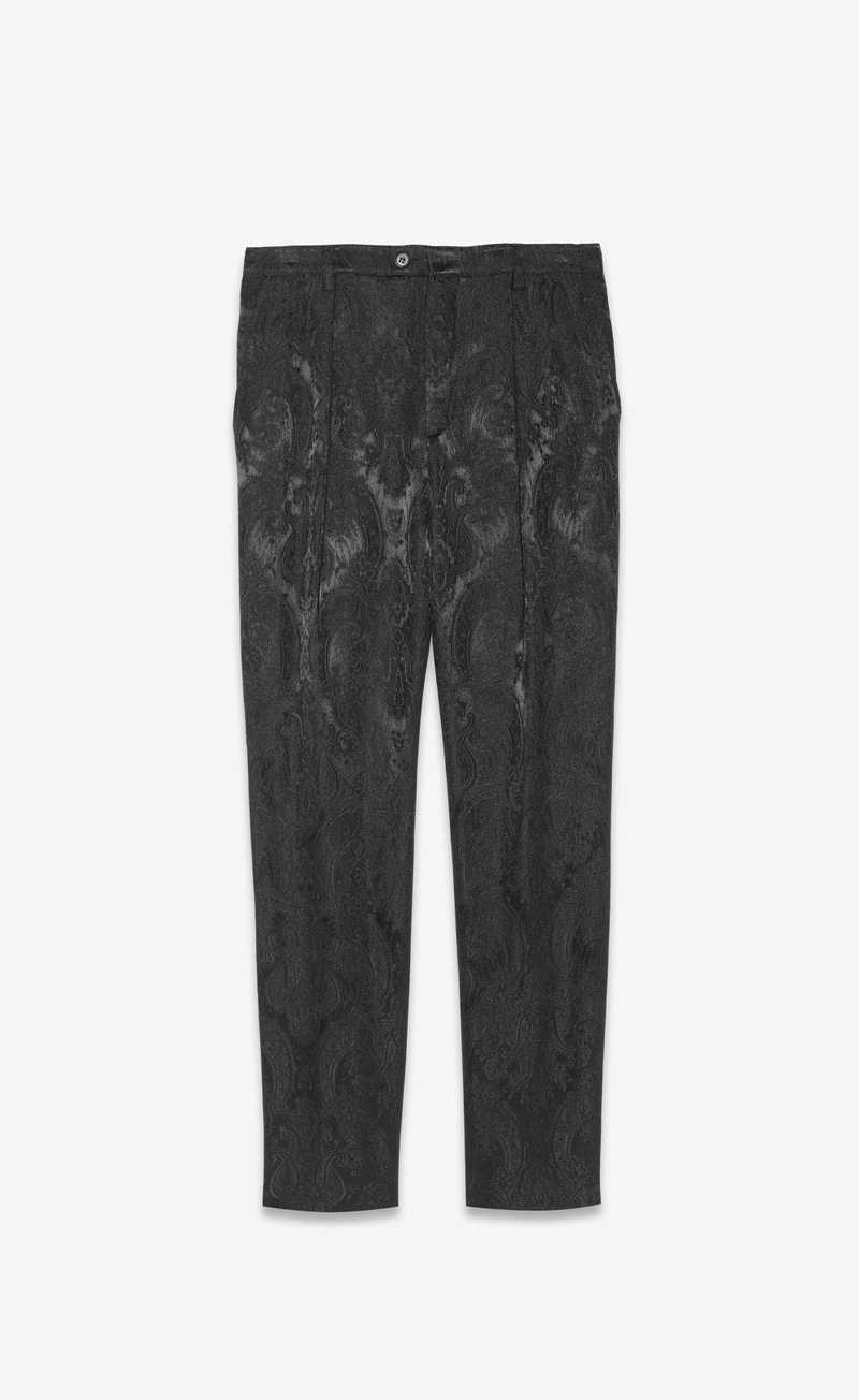 high-rise 바지 에 빈티지 paisley jacquard 1