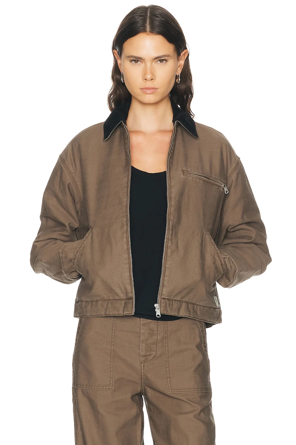 Cody Slub Cotton Sateen Jacket - 1