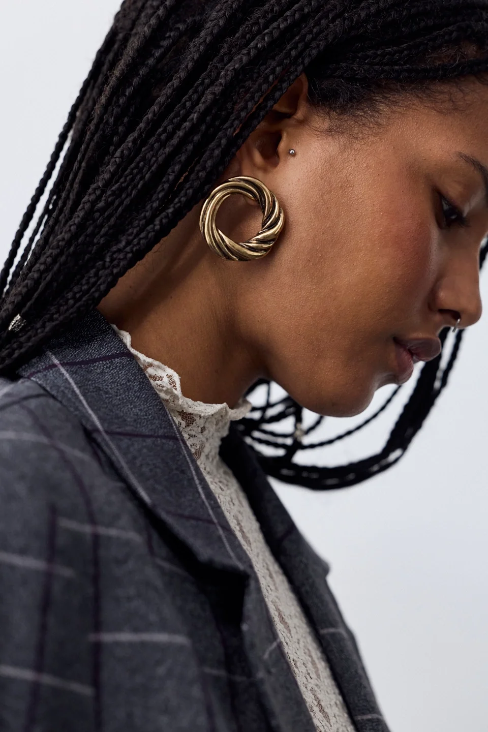Una Hoop Earrings - 1