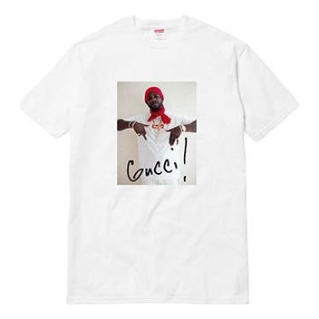 Supreme FW16 Gucci Mane Tee White Character Printing Short Sleeve Unisex SS18-0221 - 1