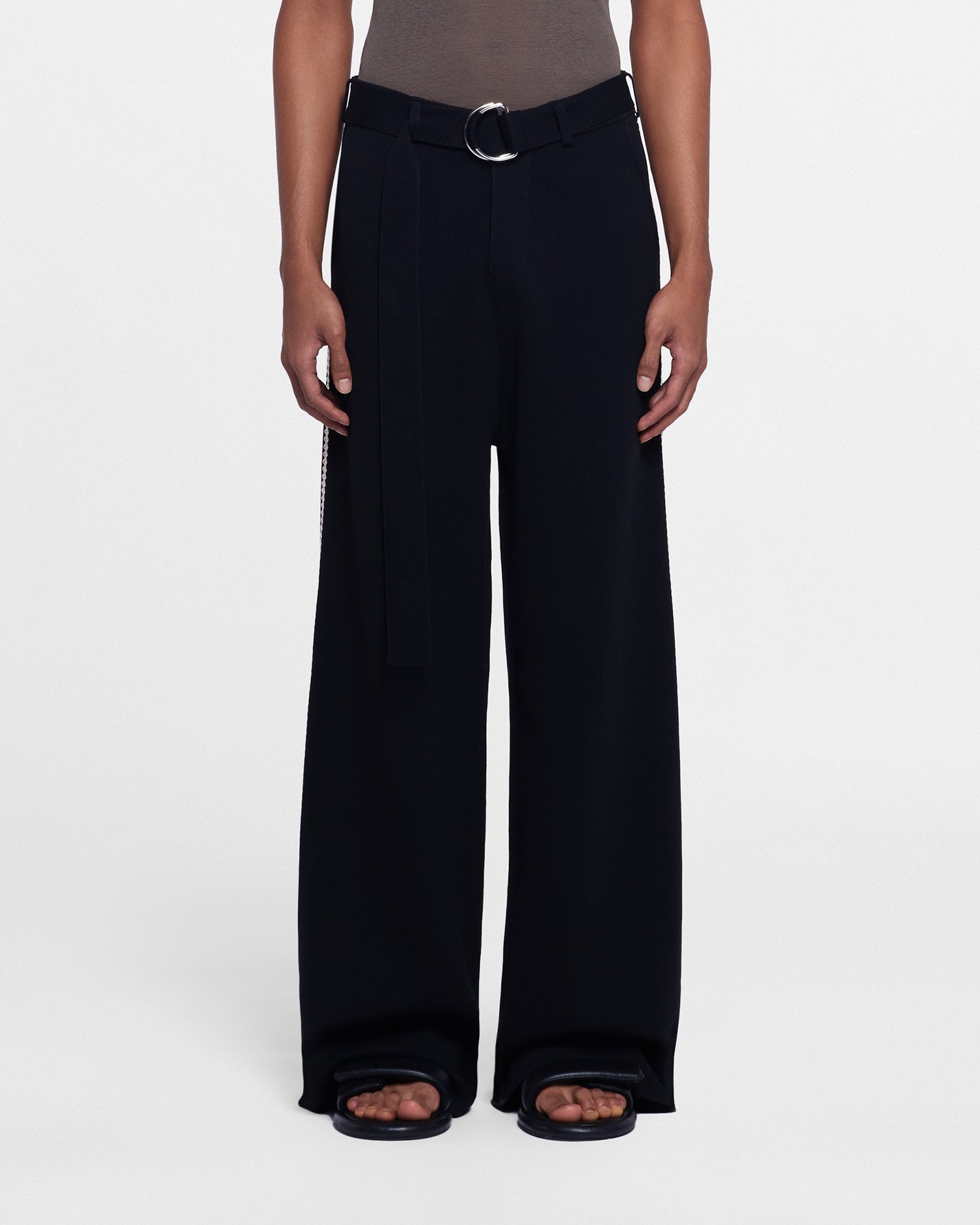 Crocheted Straight-Leg Pants - 2