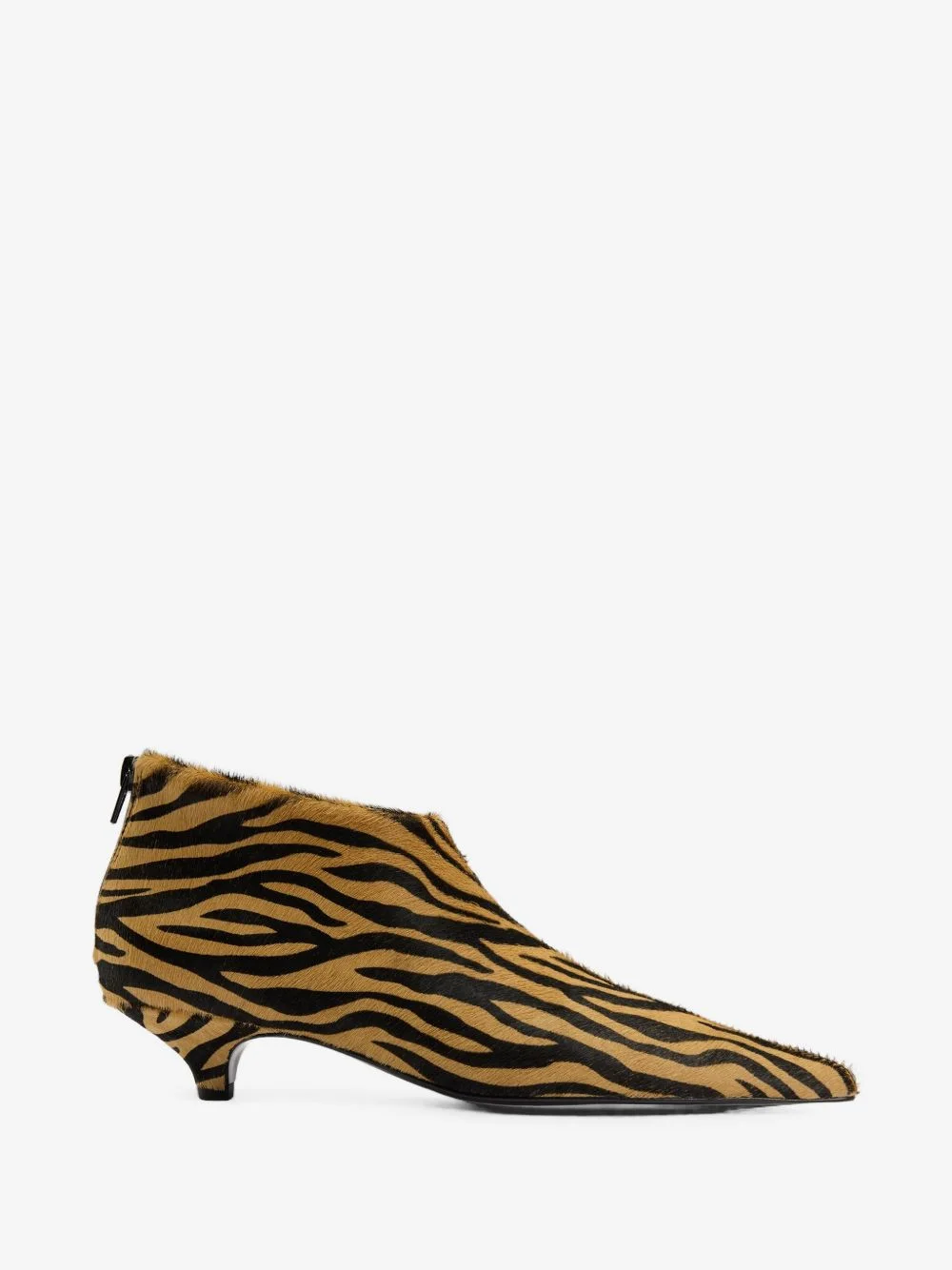 Arrow calf-hair ankle boots - 1