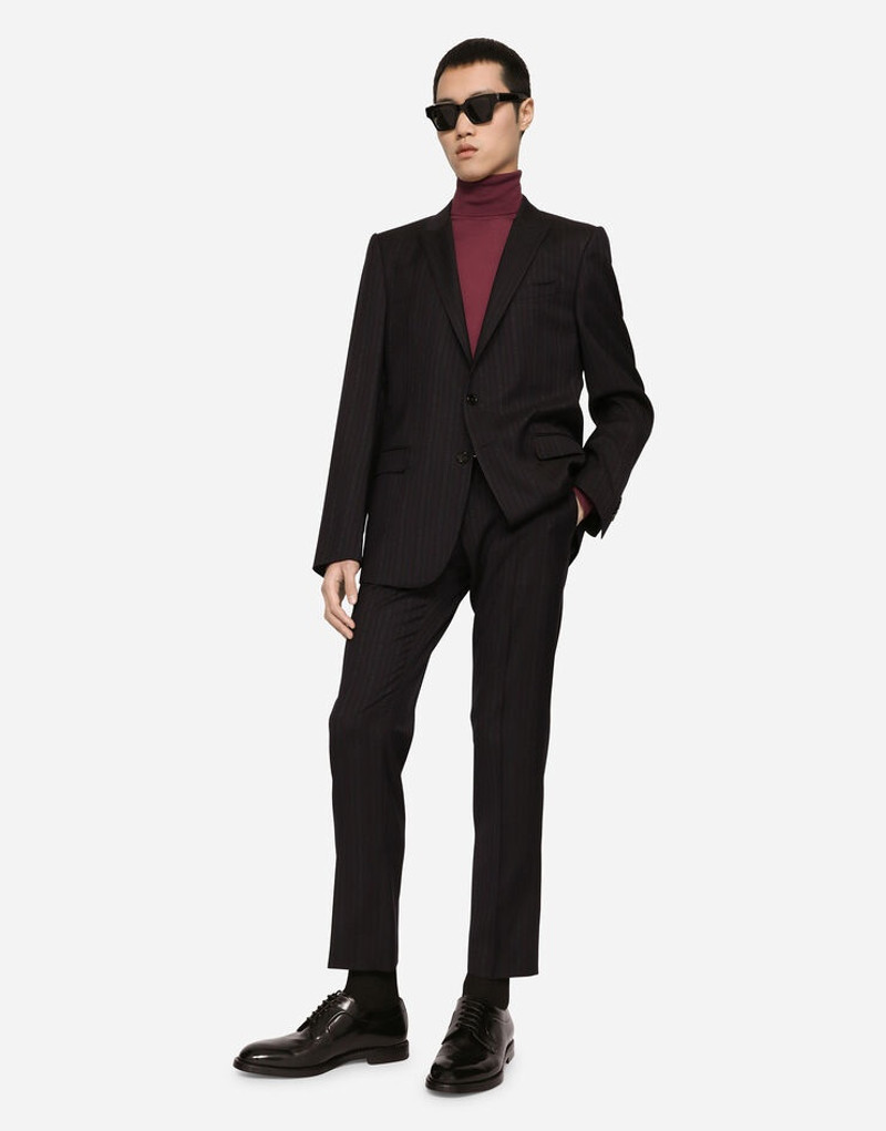 Pinstripe virgin wool pants 5