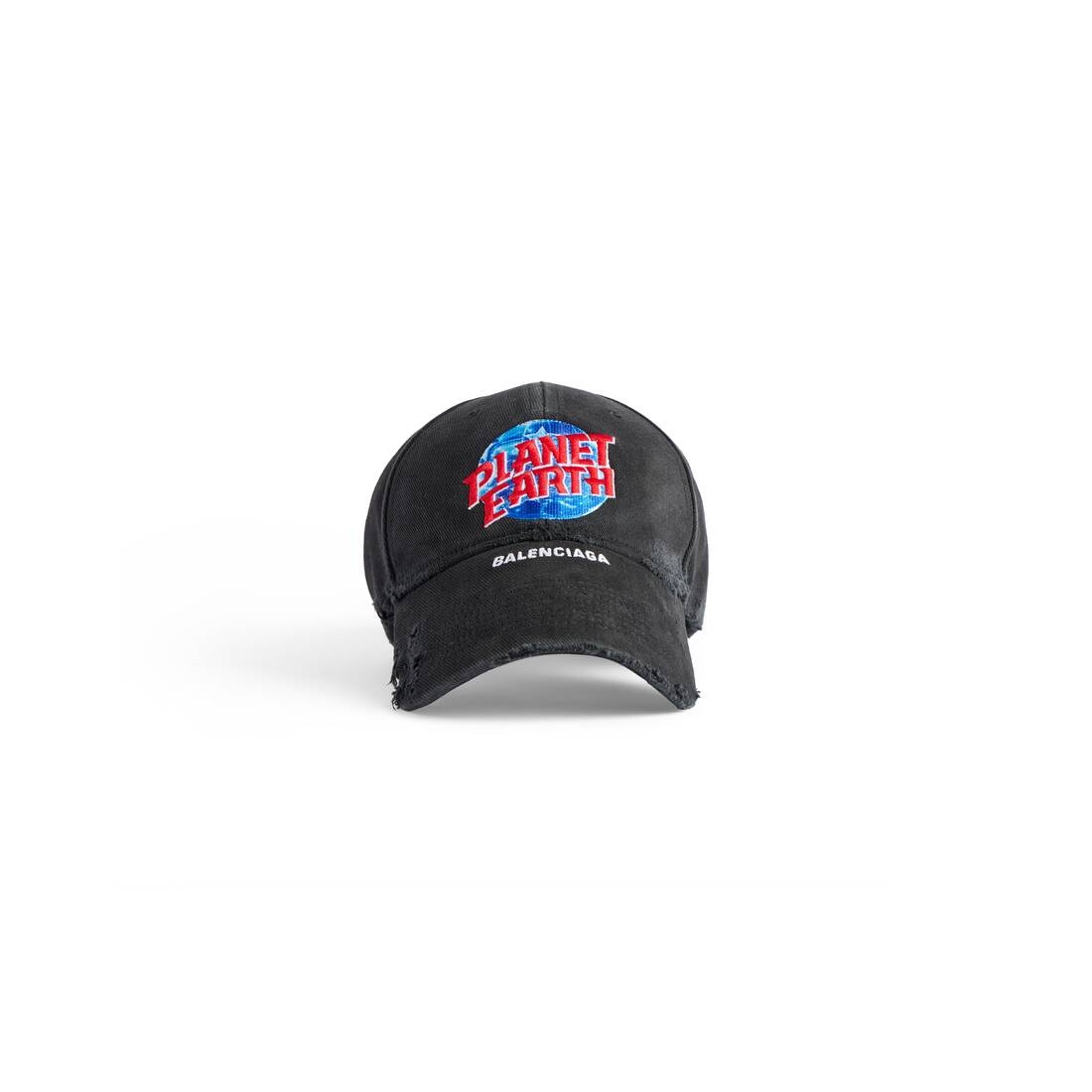 Men's Planet Earth Cap in Black - 1