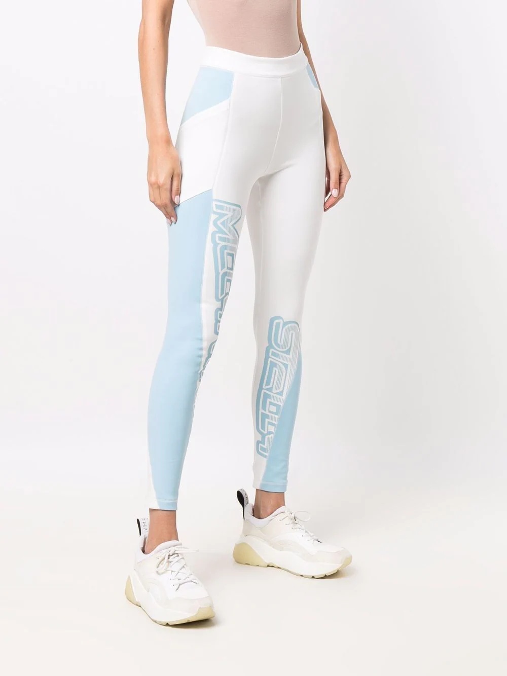 logo-print leggings - 3