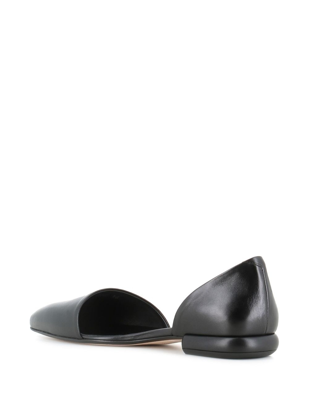 leather ballerina shoes - 3