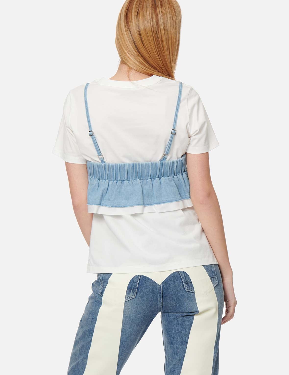 Seagull Embroidery 2-in-1 Top - 4