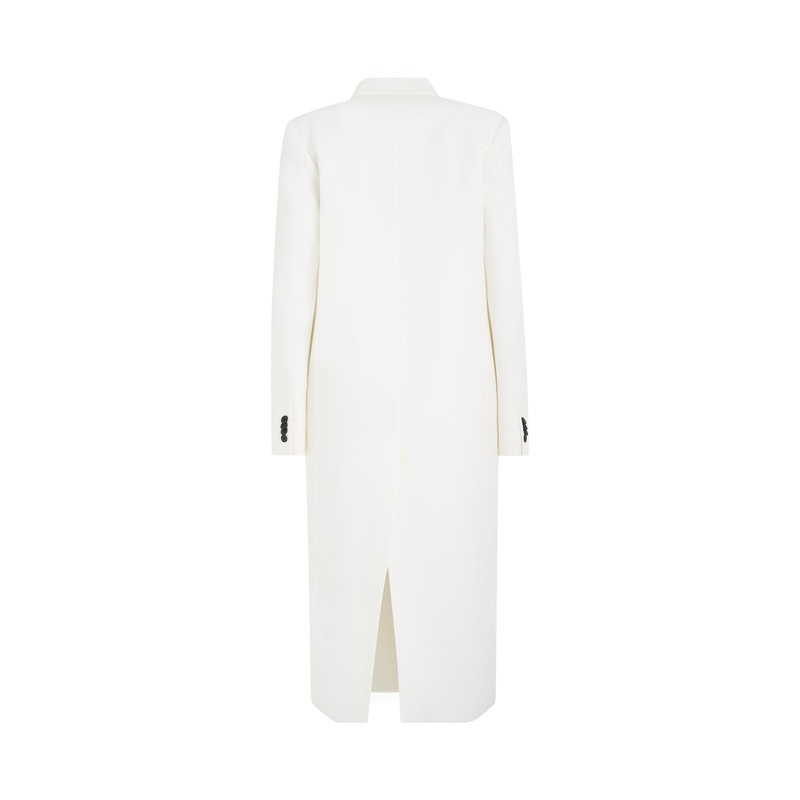 KHAITE Cobble Coat in Chalk outlook