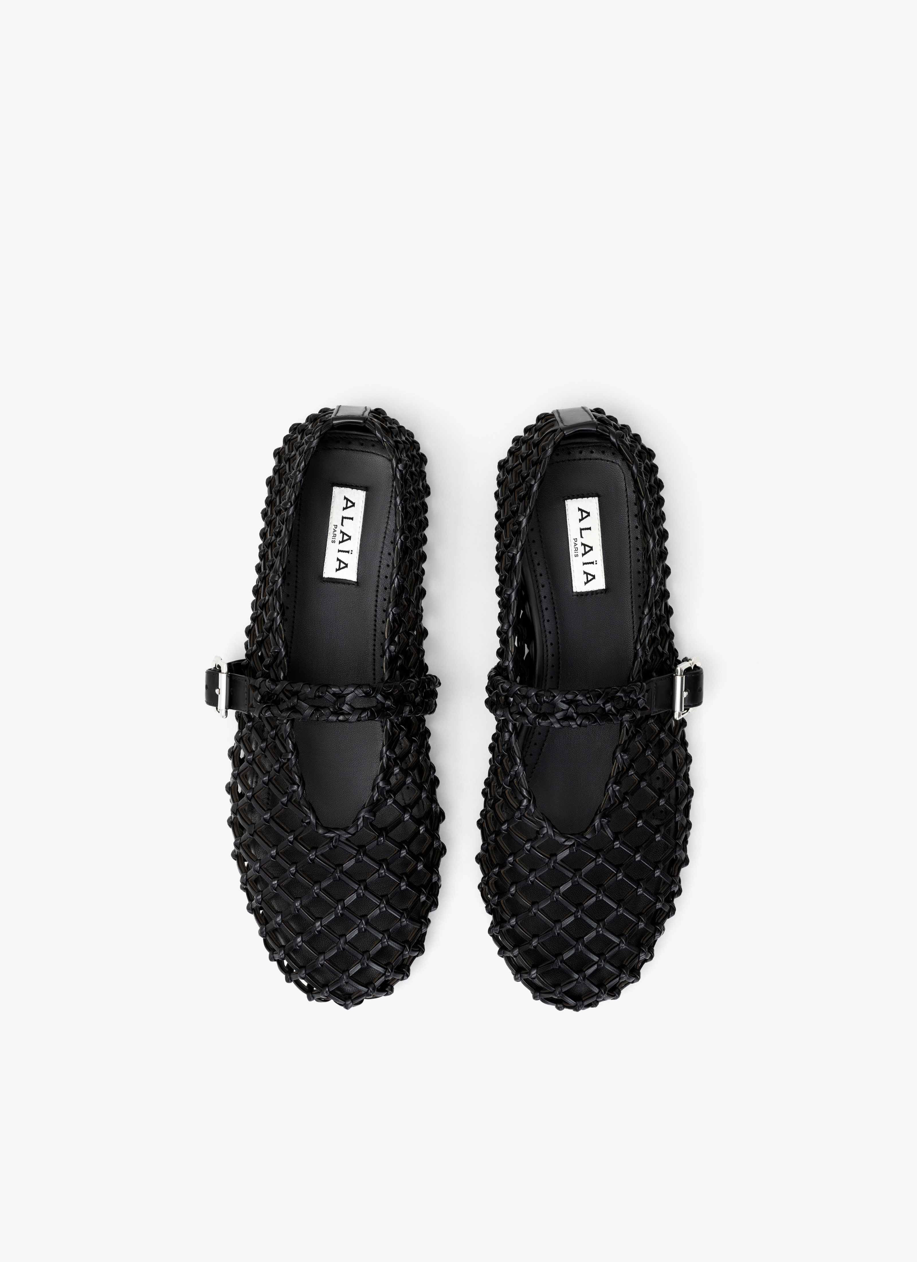 BALLET FLATS IN BRAIDED LAMBSKIN - 3