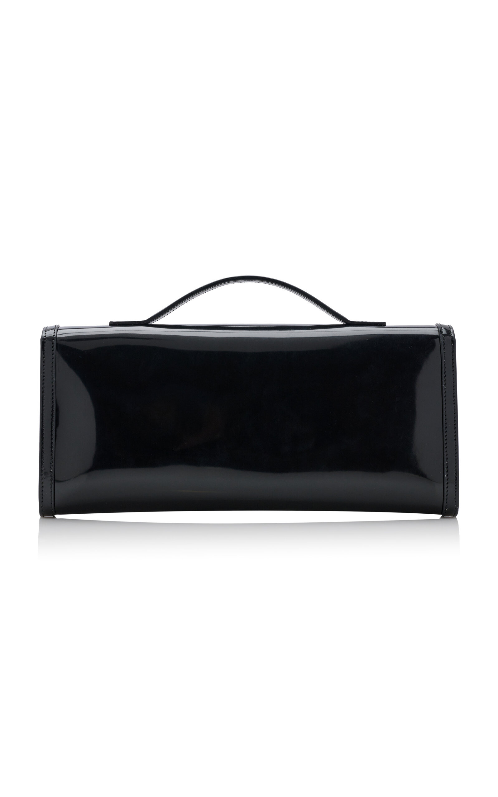 Belle Vivier Leather Clutch black - 5