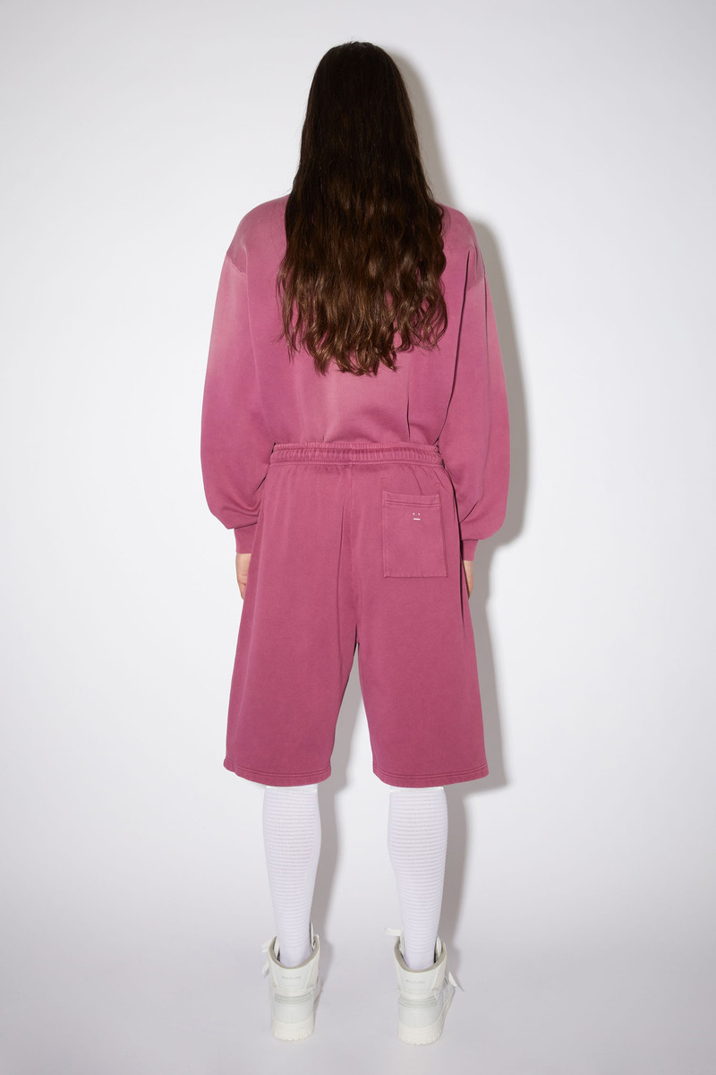Fleece sweat shorts - Berry purple 3