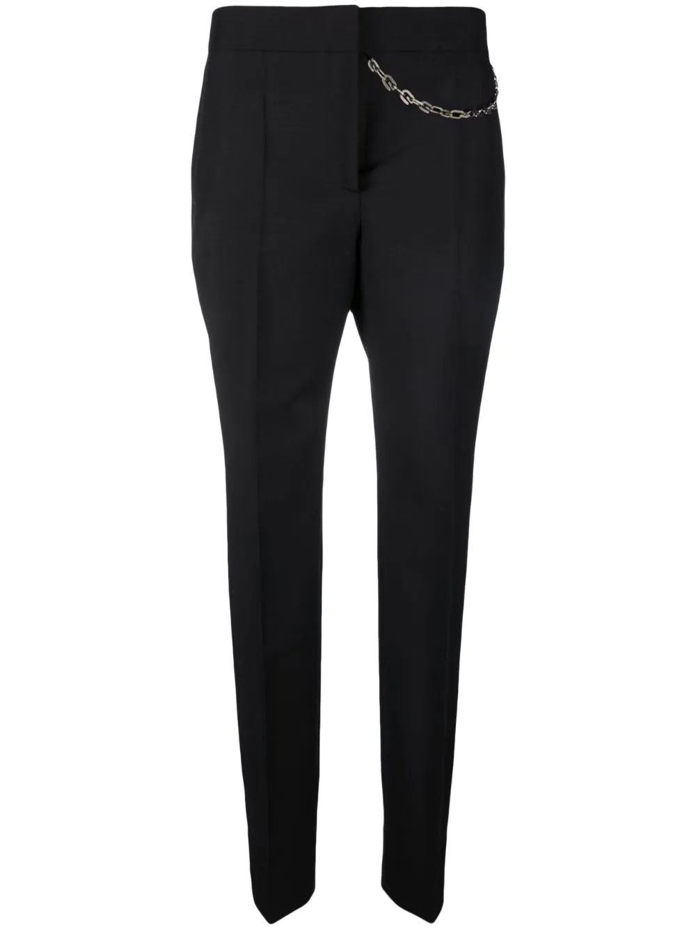 chain-detail tailored trousers - 1