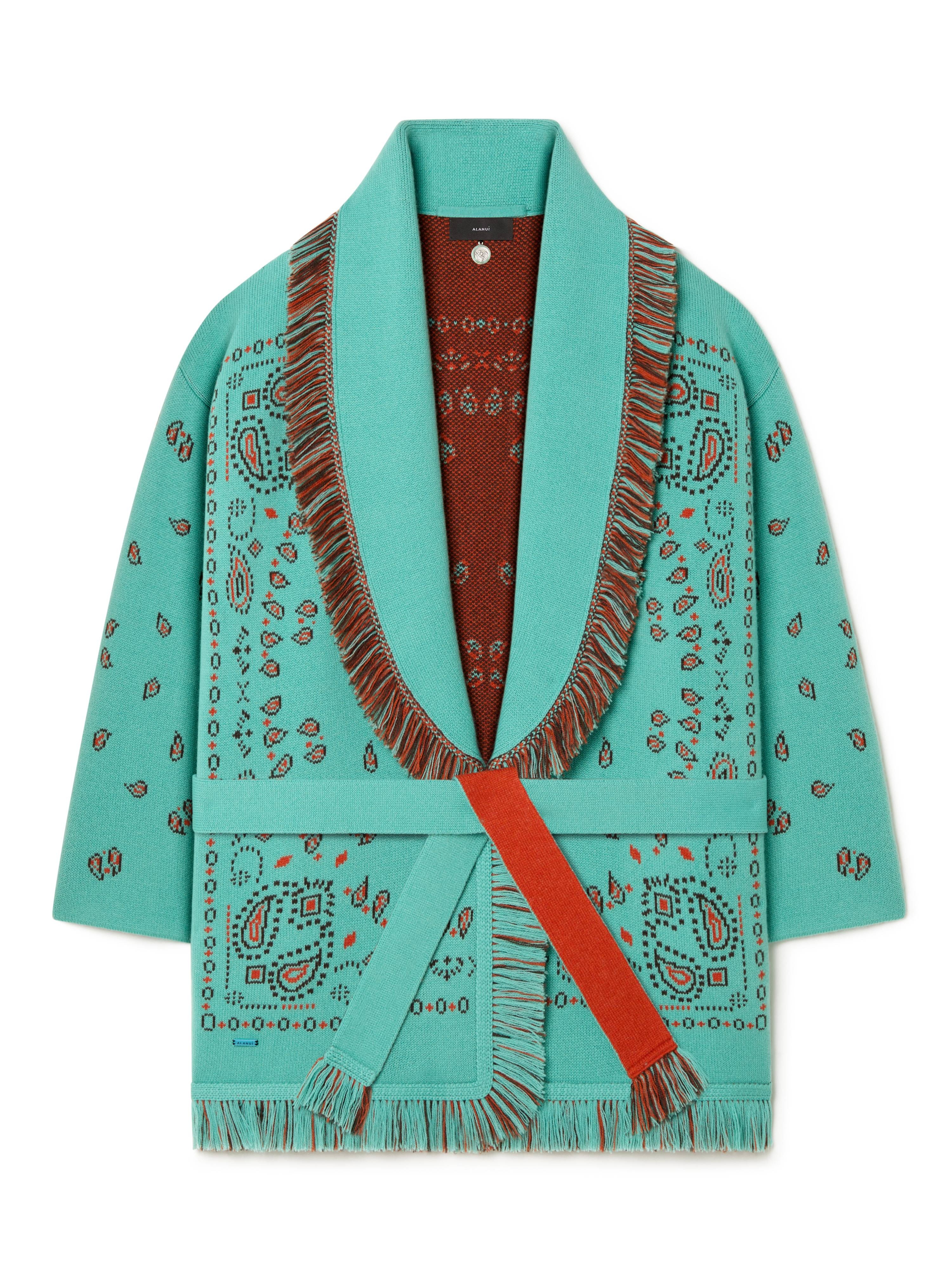 Bandana Jacquard Cardigan - 5