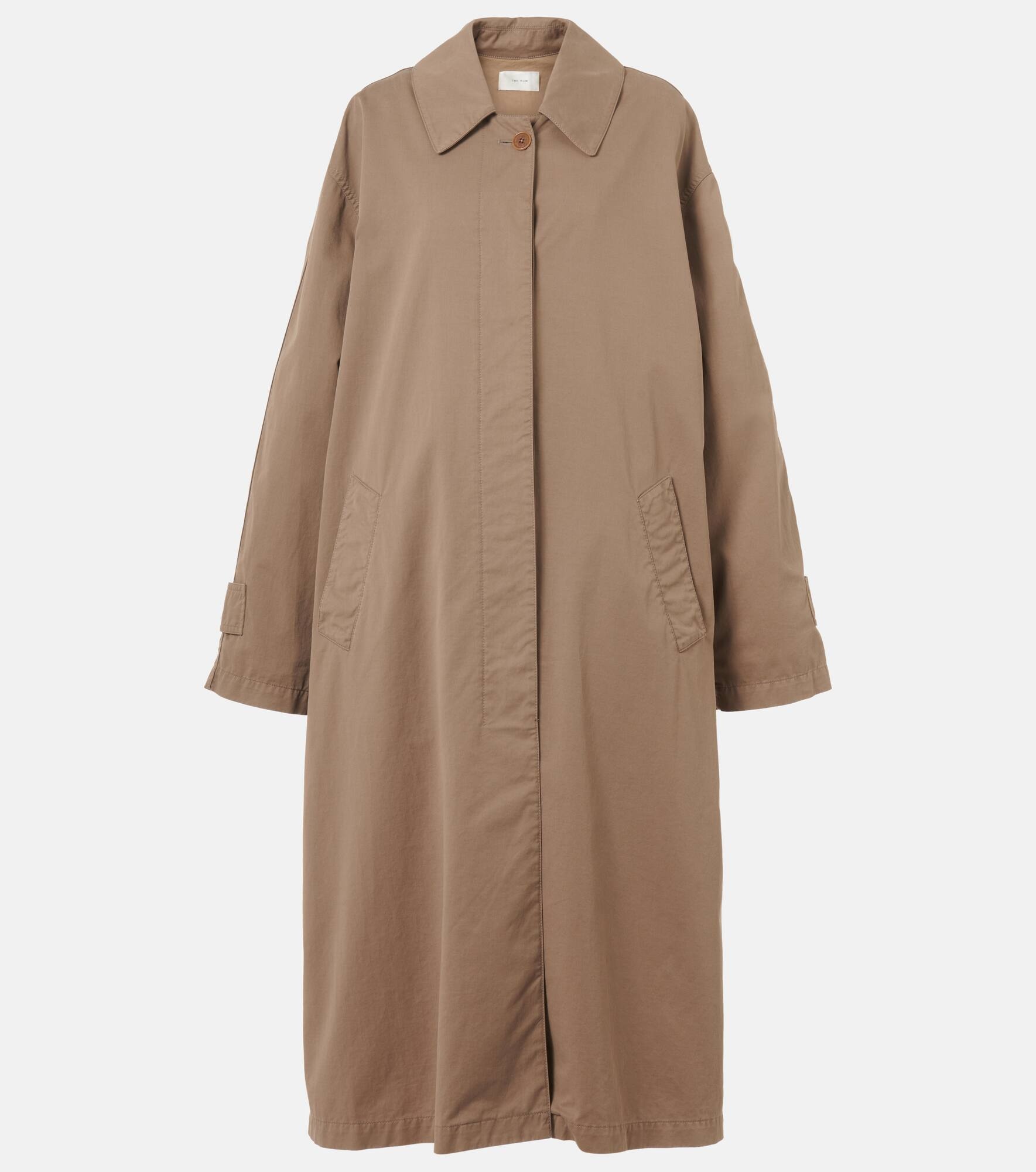The Row Rocco cotton and cashmere gabardine coat | mytheresa