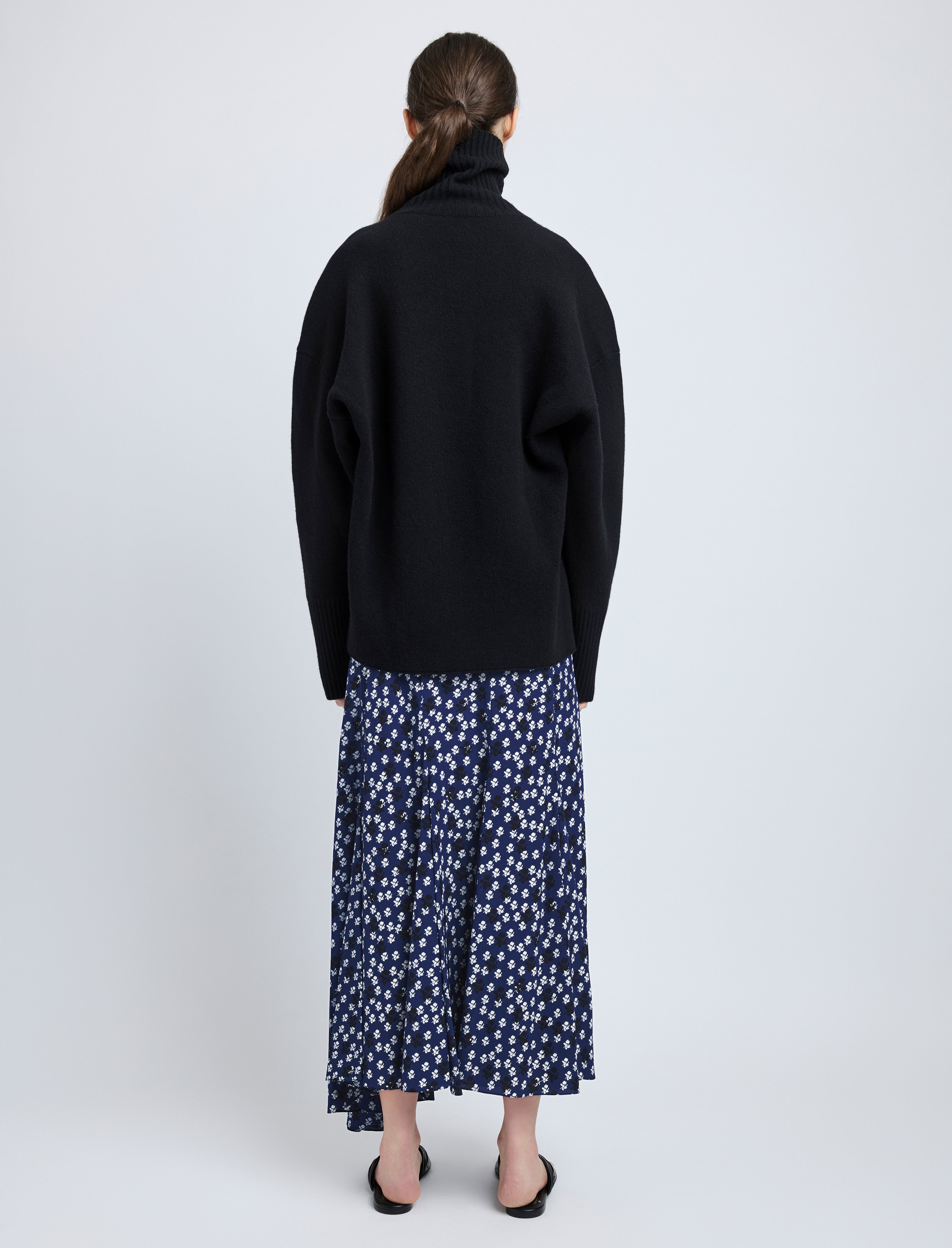 Joelle Skirt in Printed Silk Viscose - 4