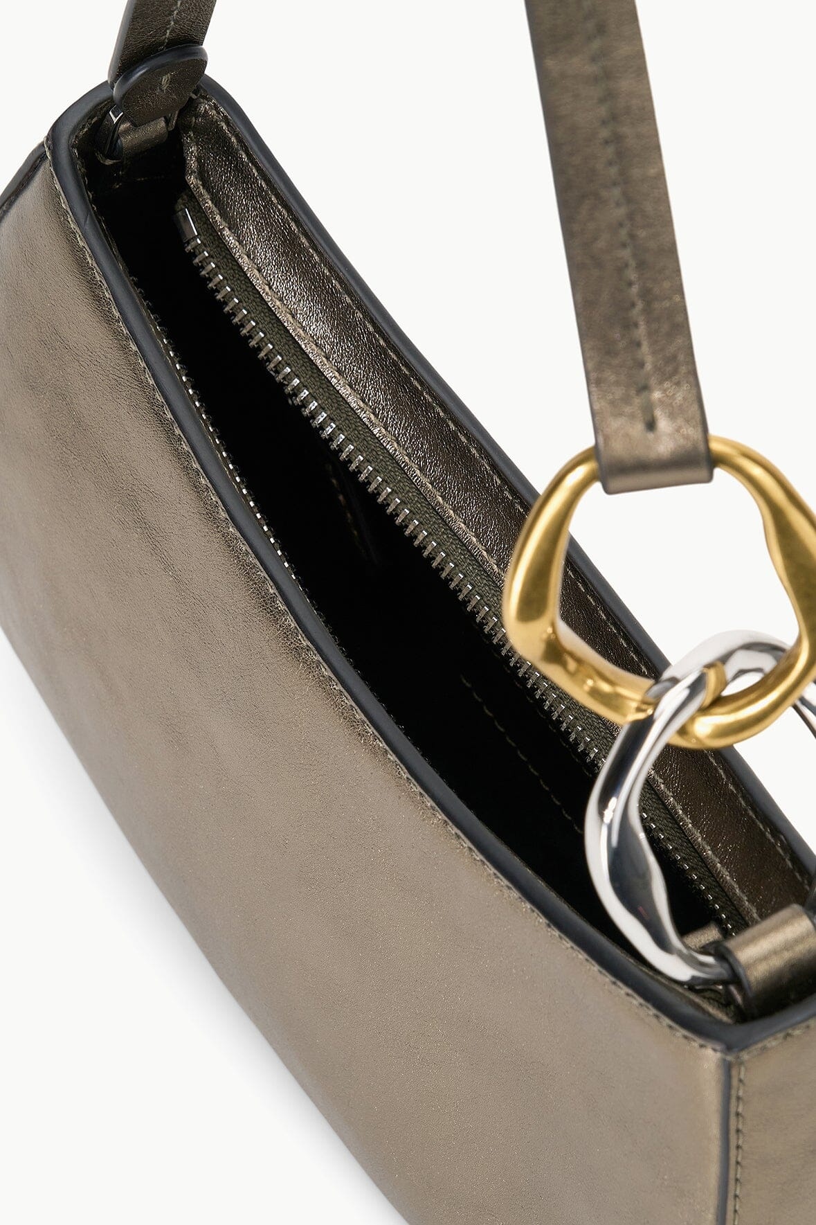 STAUD OLLIE BAG AGED BRONZE - 5