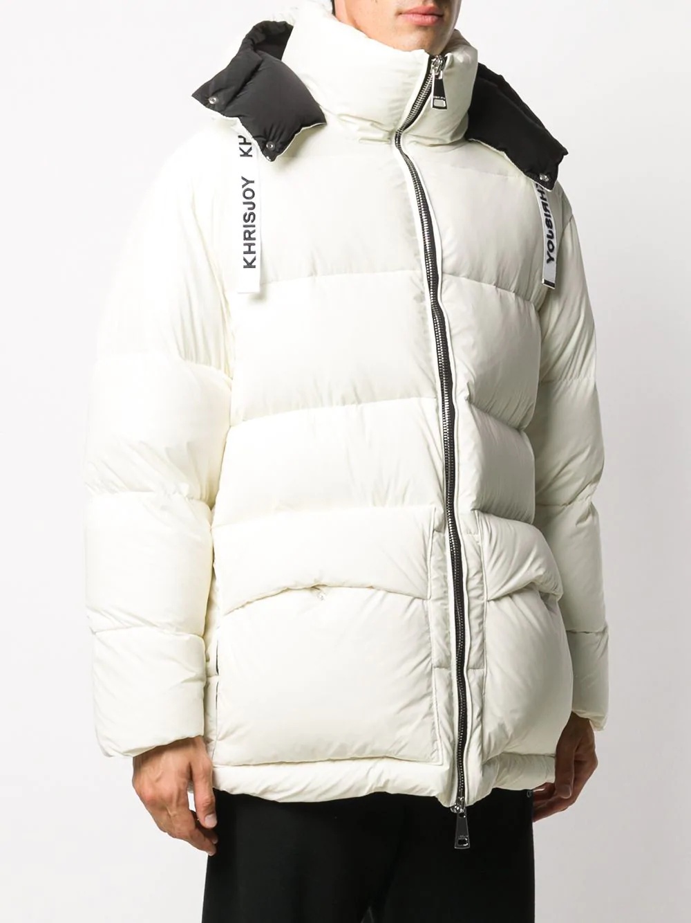 long-sleeve padded jacket - 3