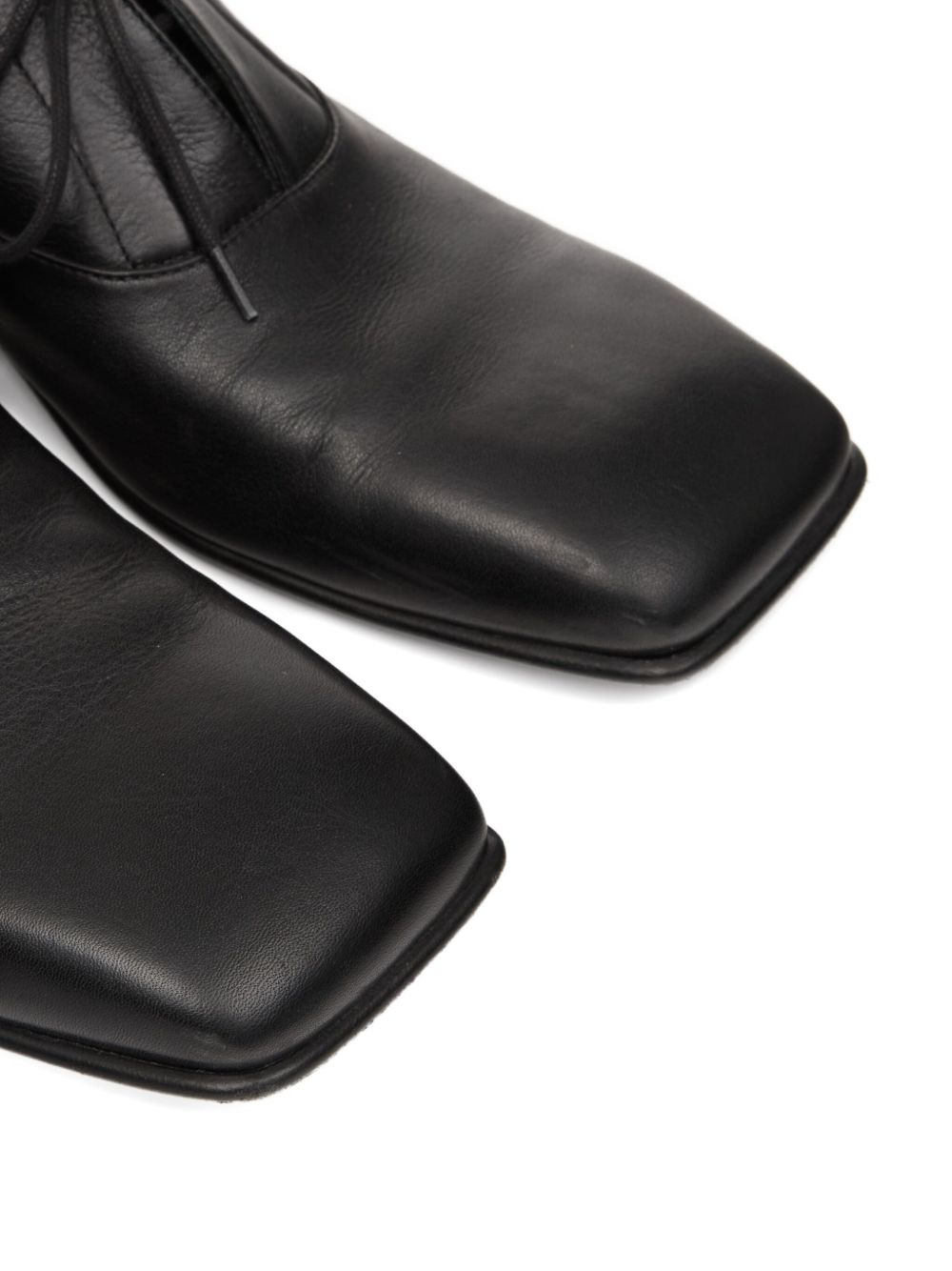 leather lace-up shoes - 3