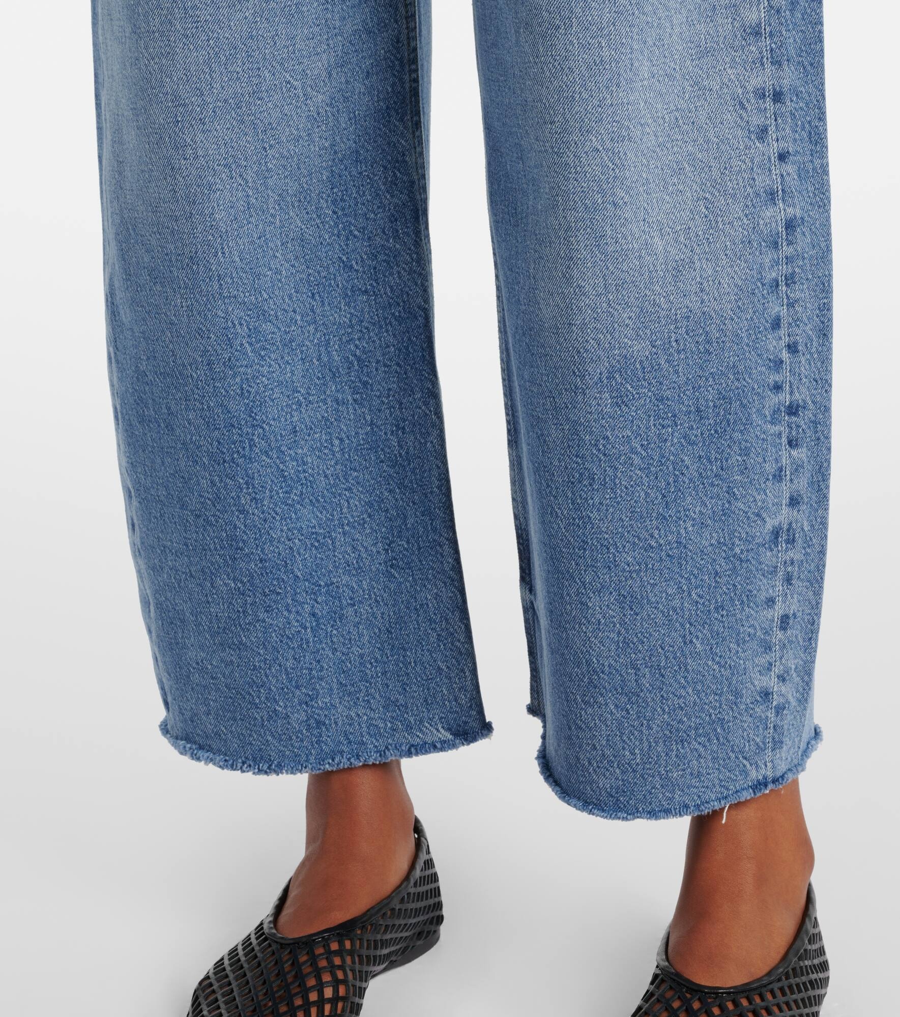 Ayla cropped wide-leg jeans - 4