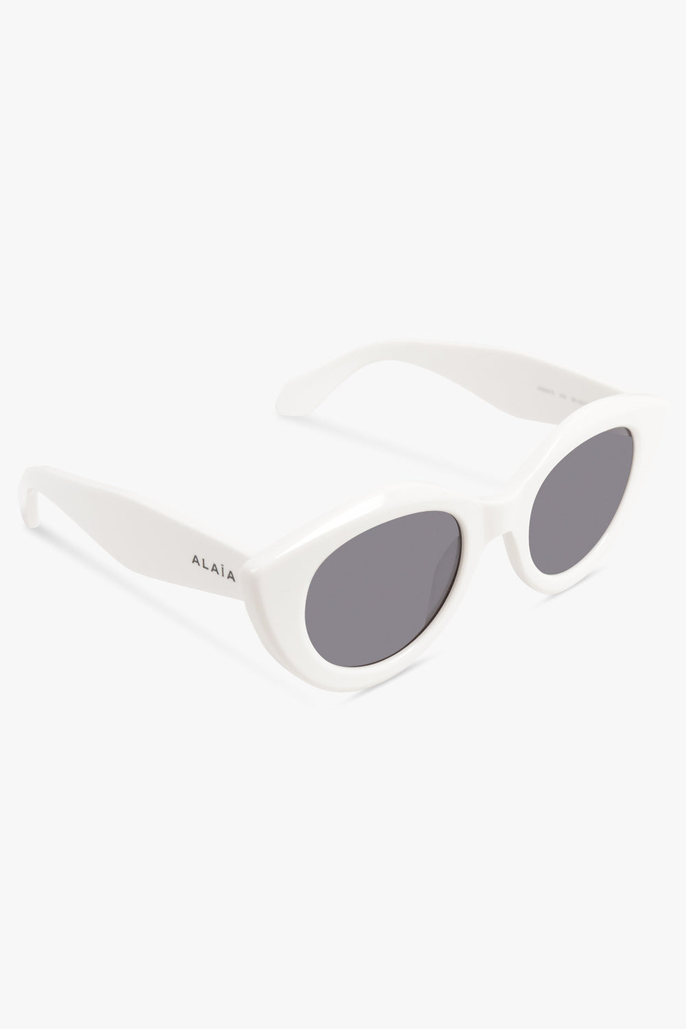 AA0091S ROUND CAT EYE SUNGLASSES | WHITE - 2