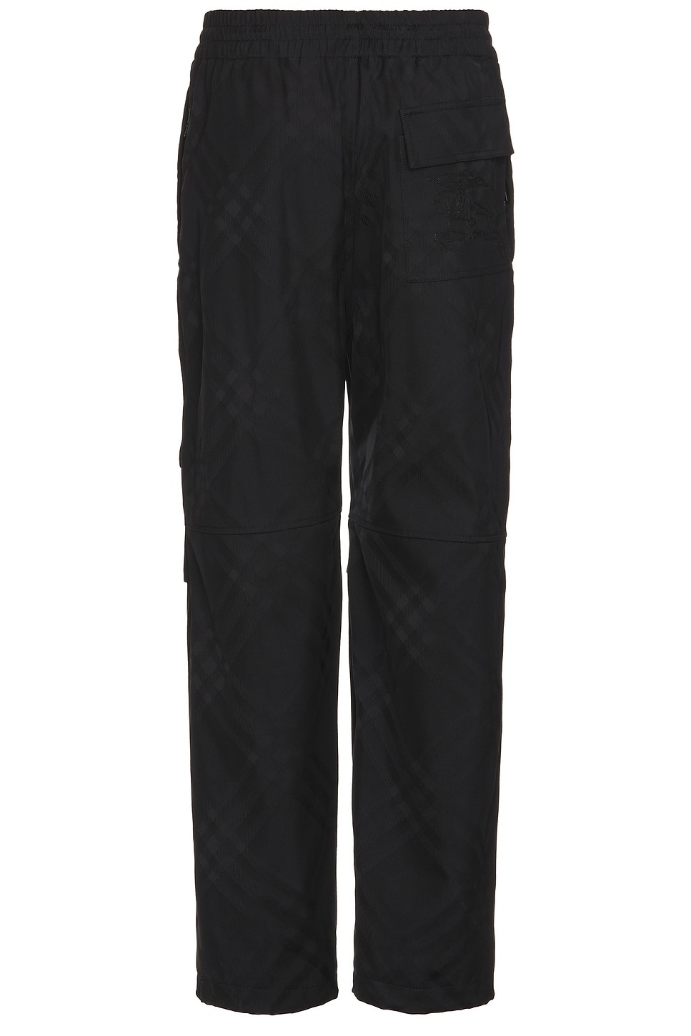 Check Nylon Cargo Trousers - 2