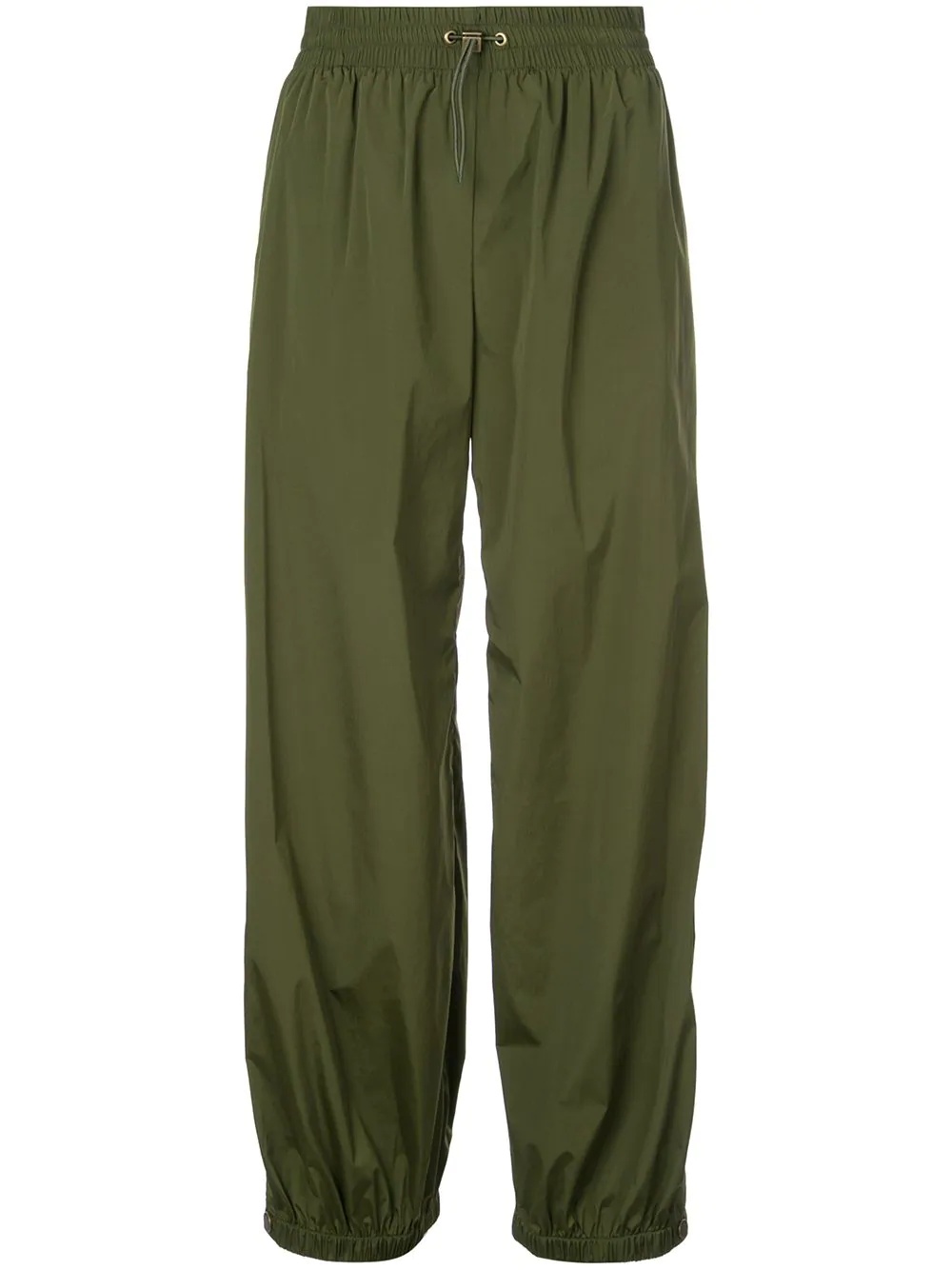 snaps detail parachute trousers - 1